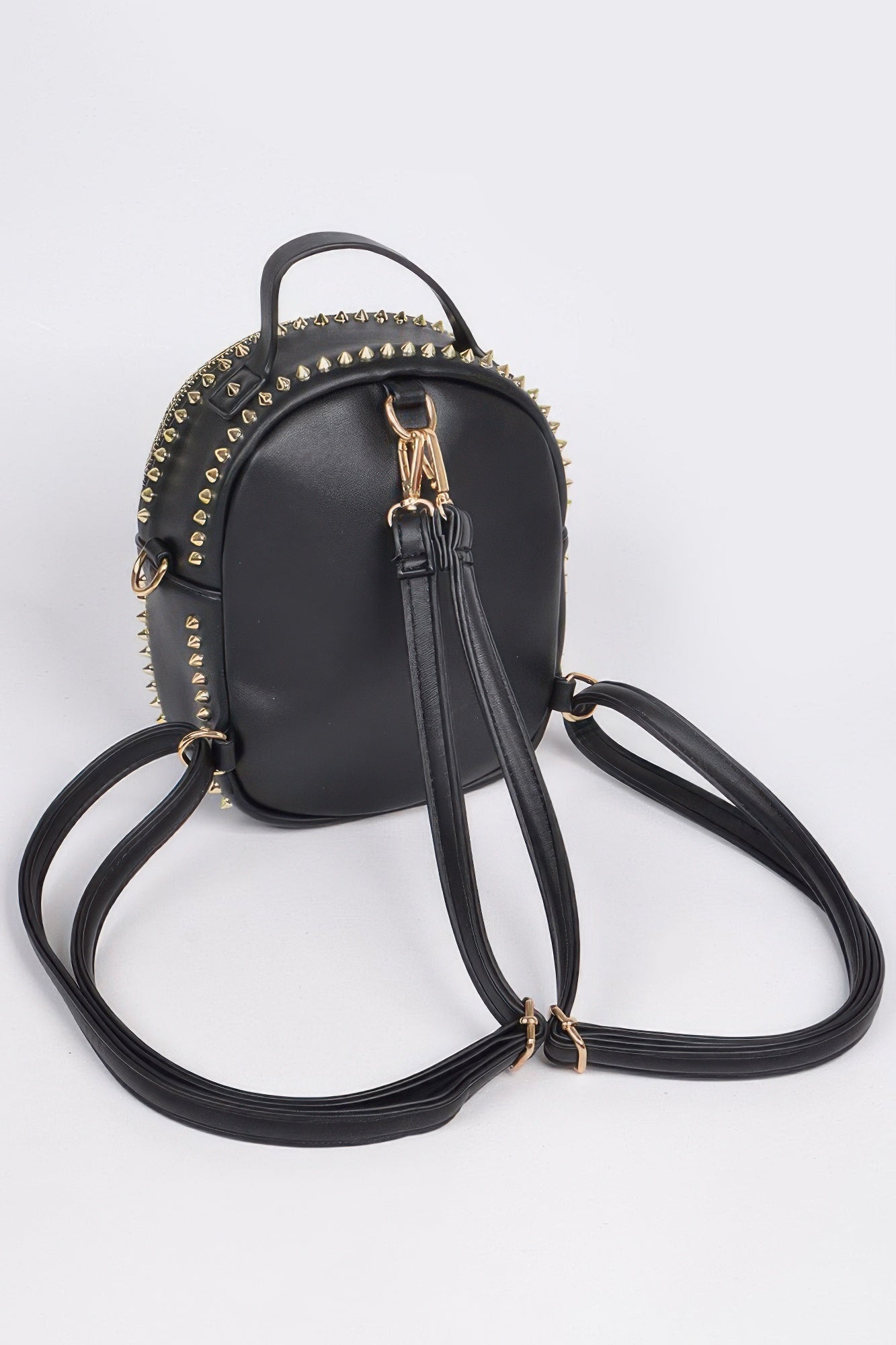 Studded Backpack With Chain Zippier product image