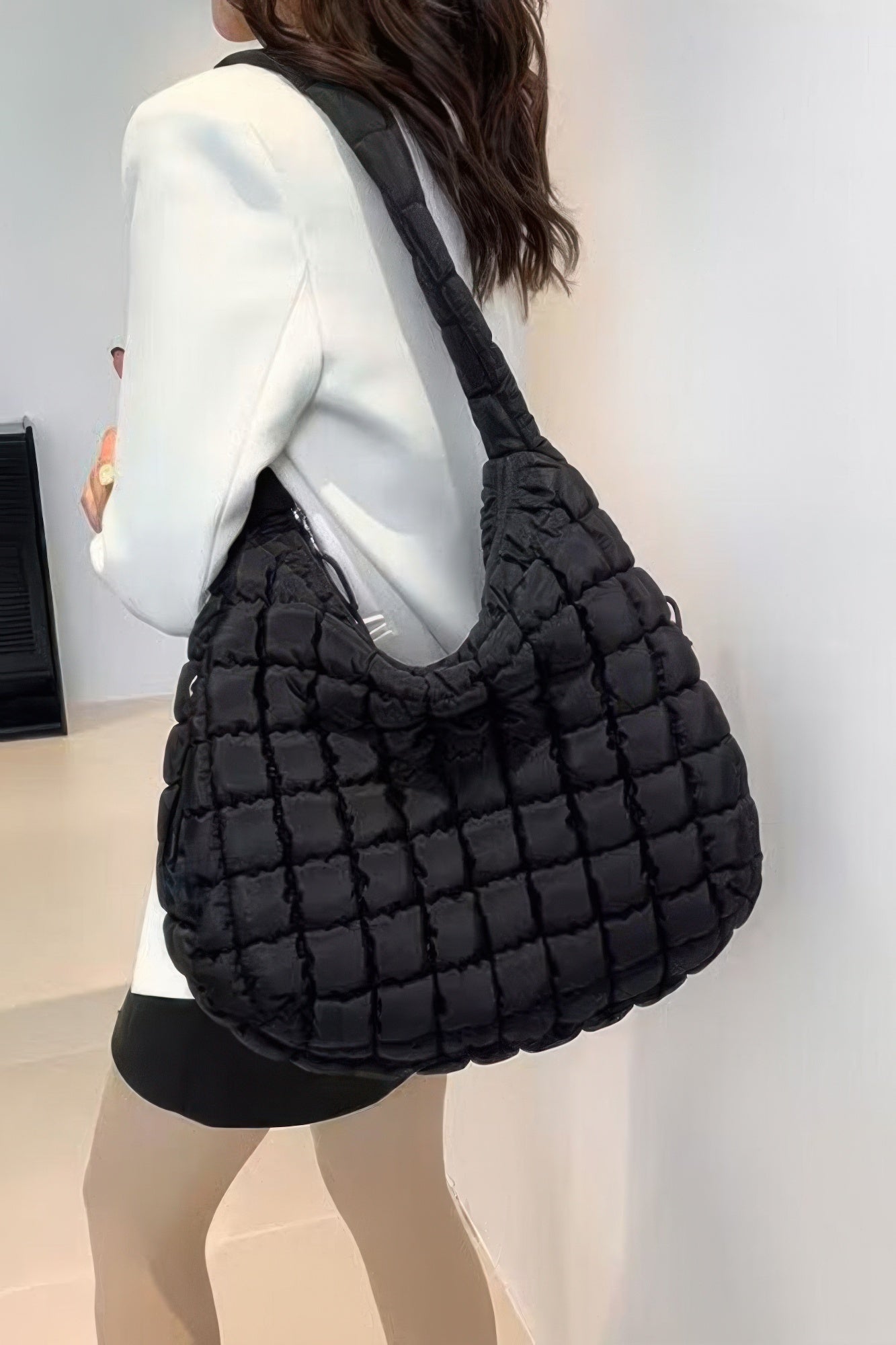 Quilted Nylon Padded Crossbody Bag product image