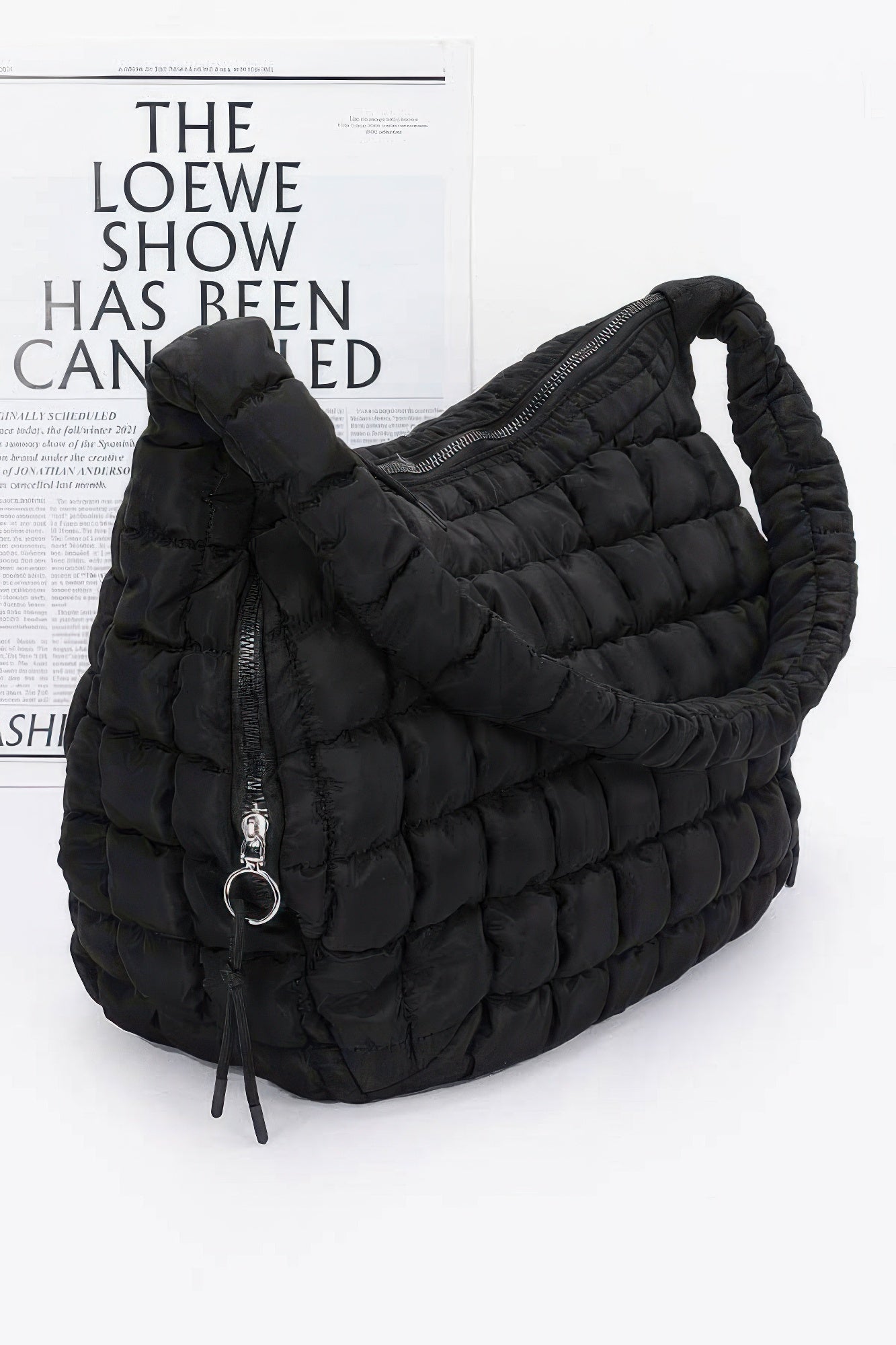 Quilted Nylon Padded Crossbody Bag product image