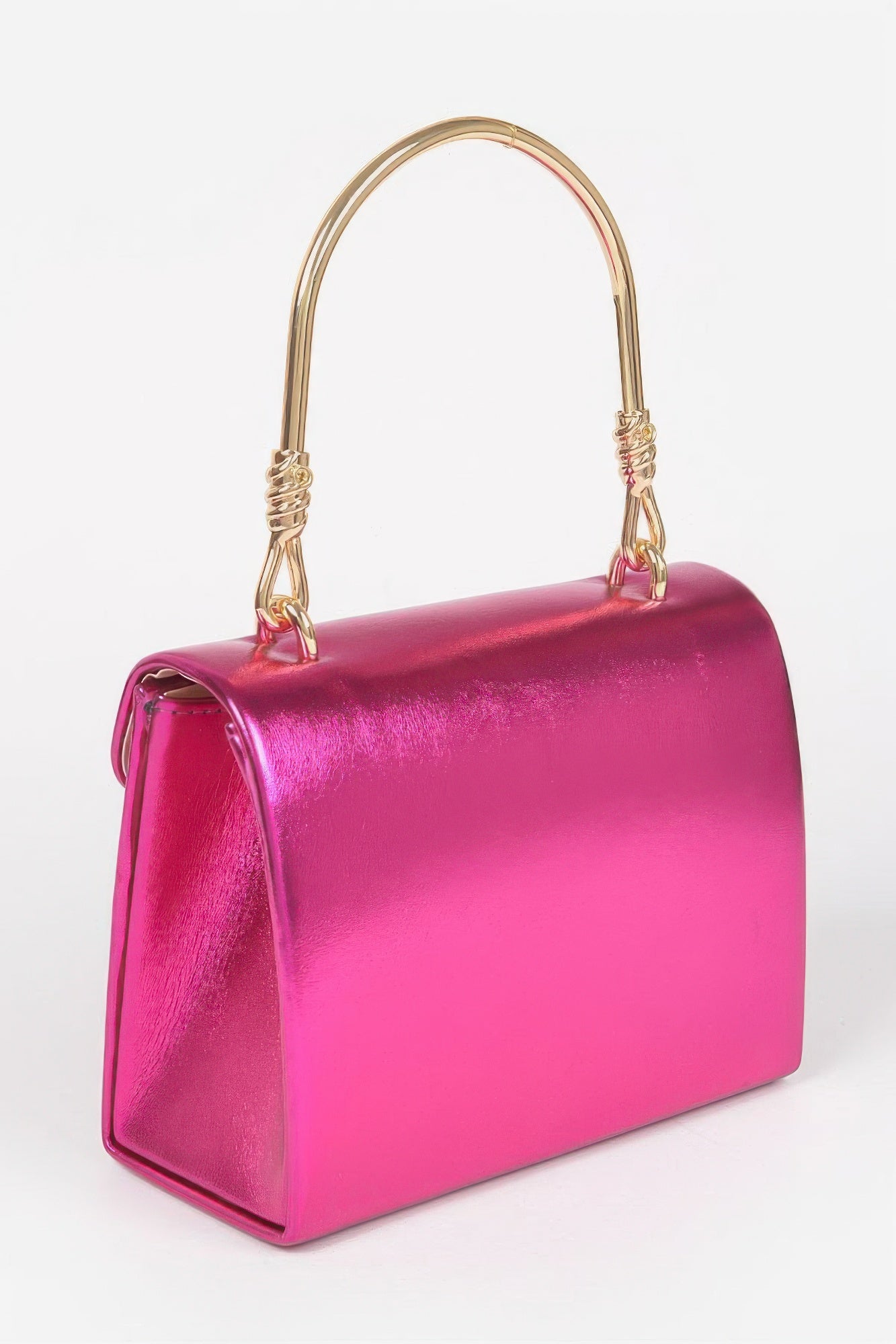 Metallic Metal Handle Crossbody Bag product image