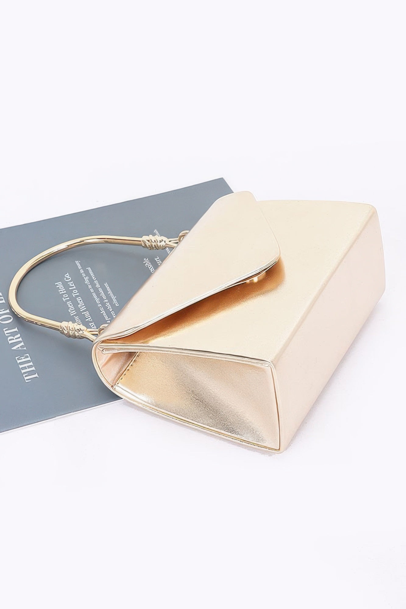 Metallic Metal Handle Crossbody Bag product image