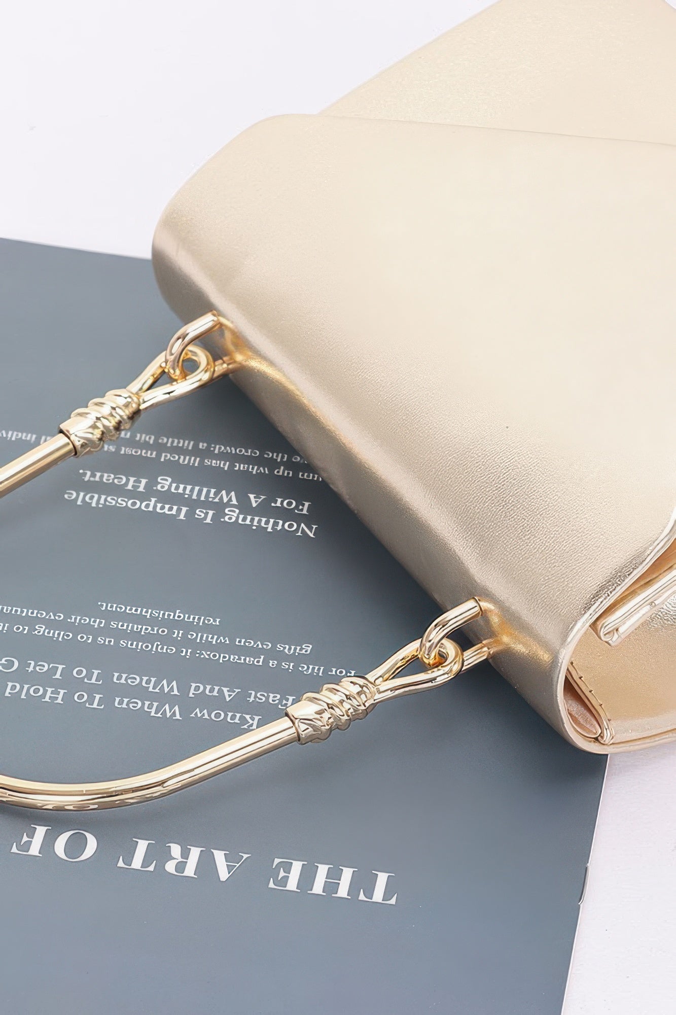 Metallic Metal Handle Crossbody Bag product image