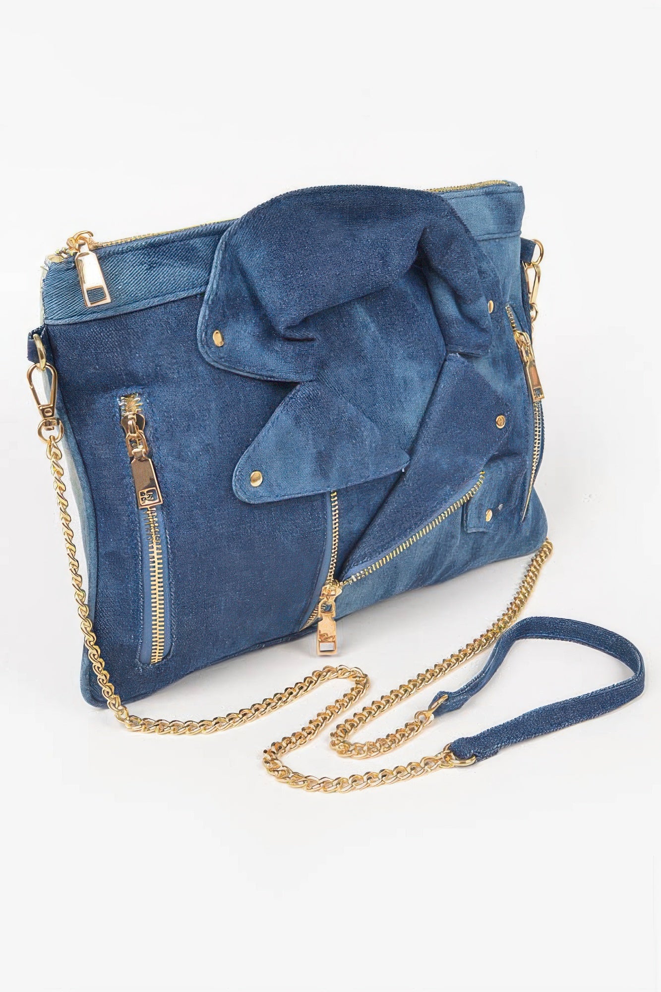 Denim Jacket Crossbody Clutch product image