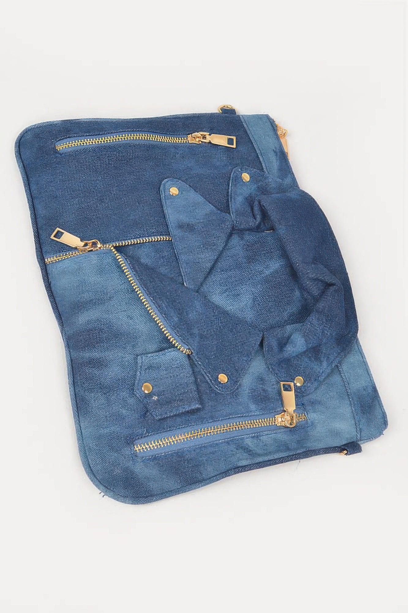 Denim Jacket Crossbody Clutch product image