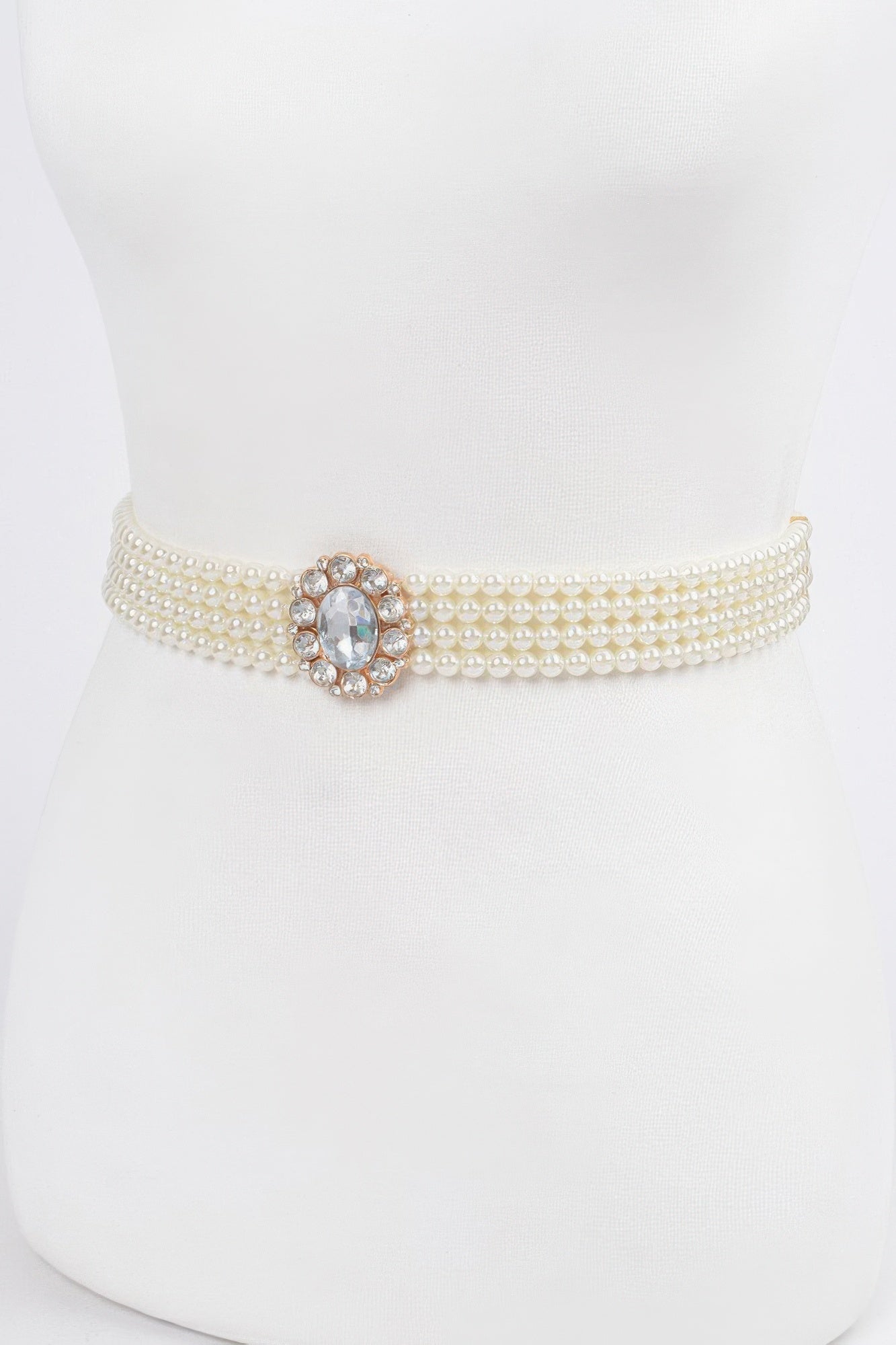 Faux Pearl Stretch Belt product image