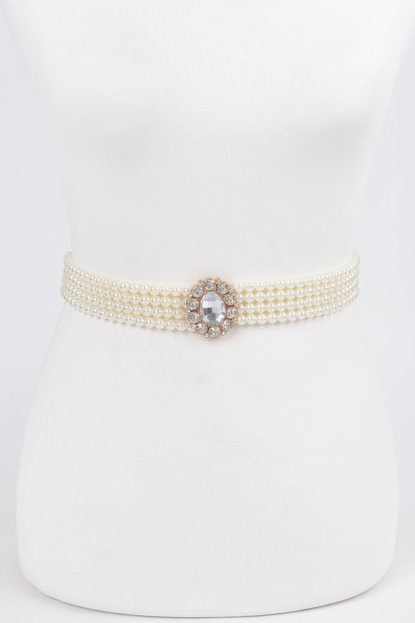 Faux Pearl Stretch Belt product image