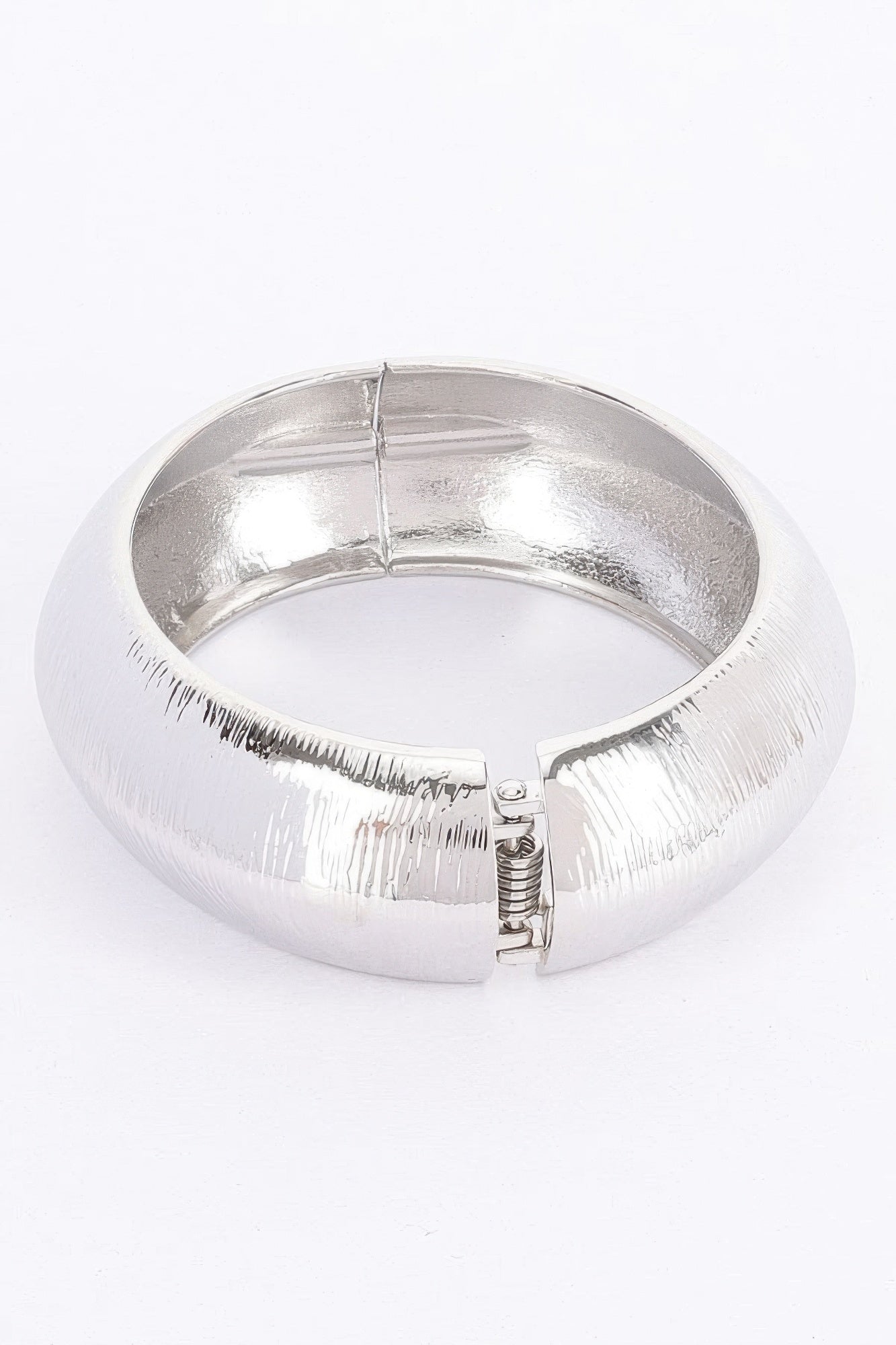 Textured Metal Bangle Bracelet product image