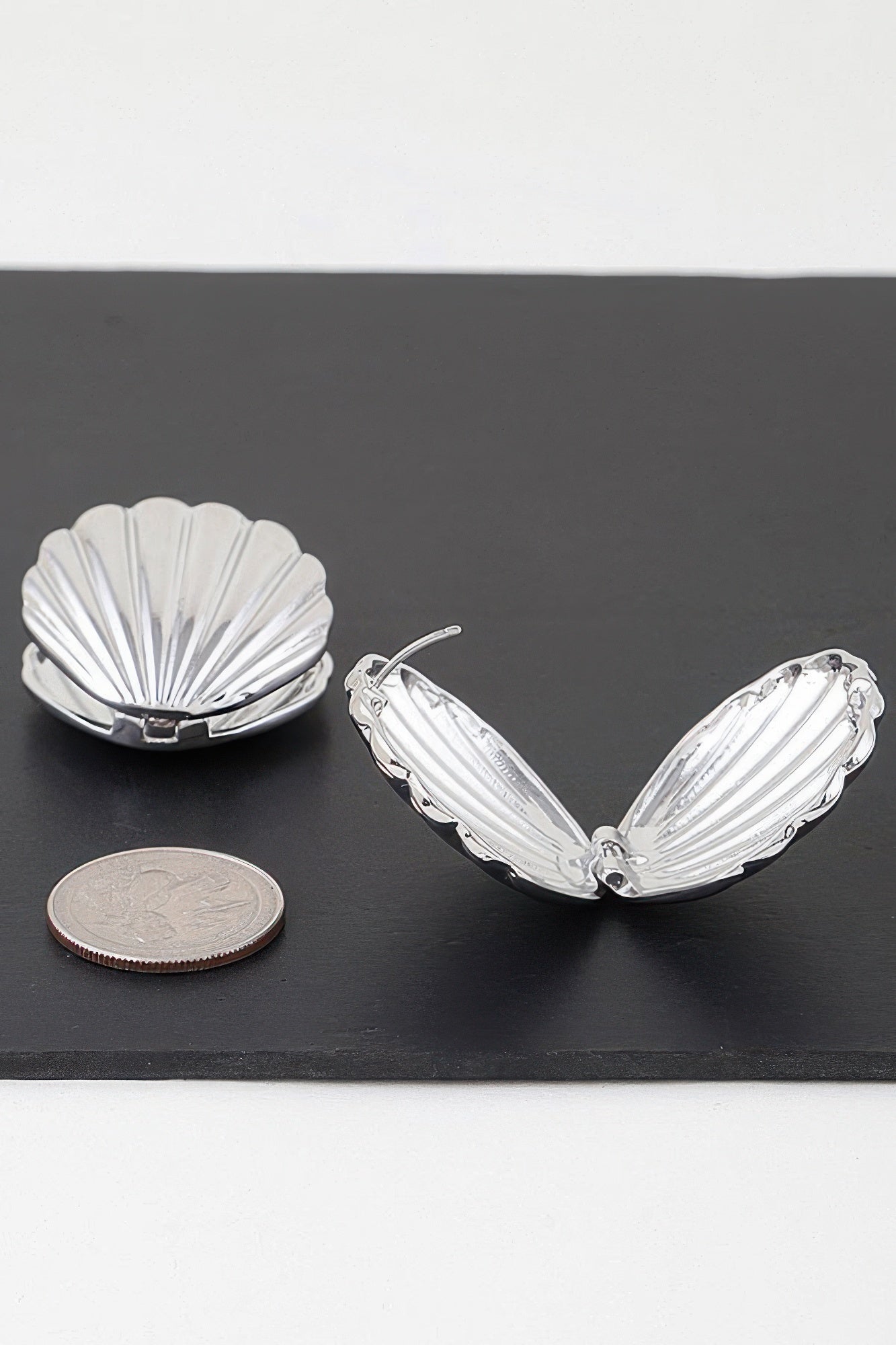 Modern Clam Shell Earrings product image