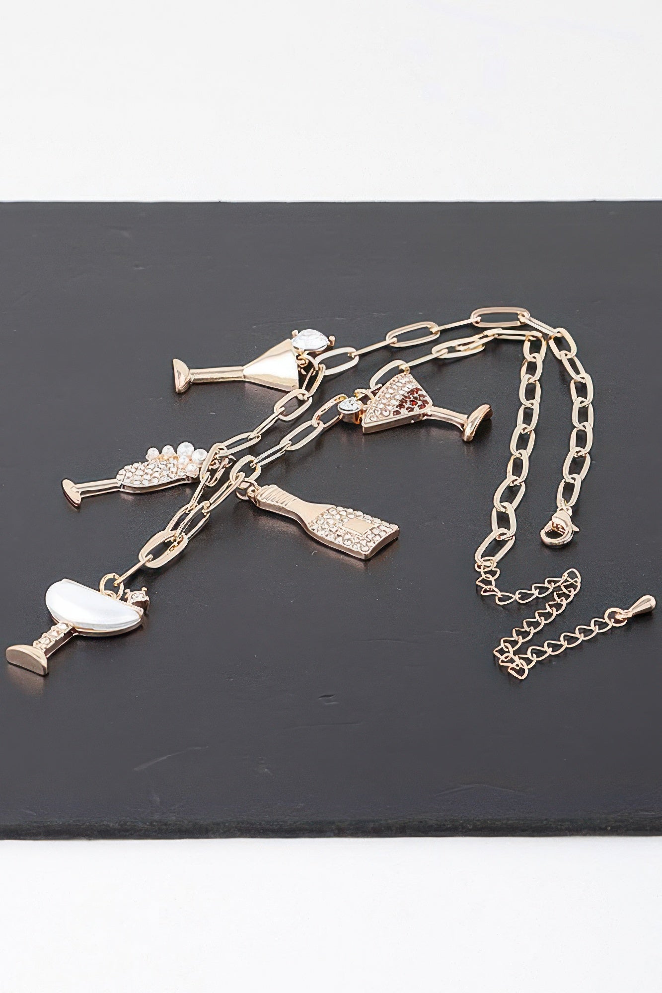Party Drinks Charm Necklace product image