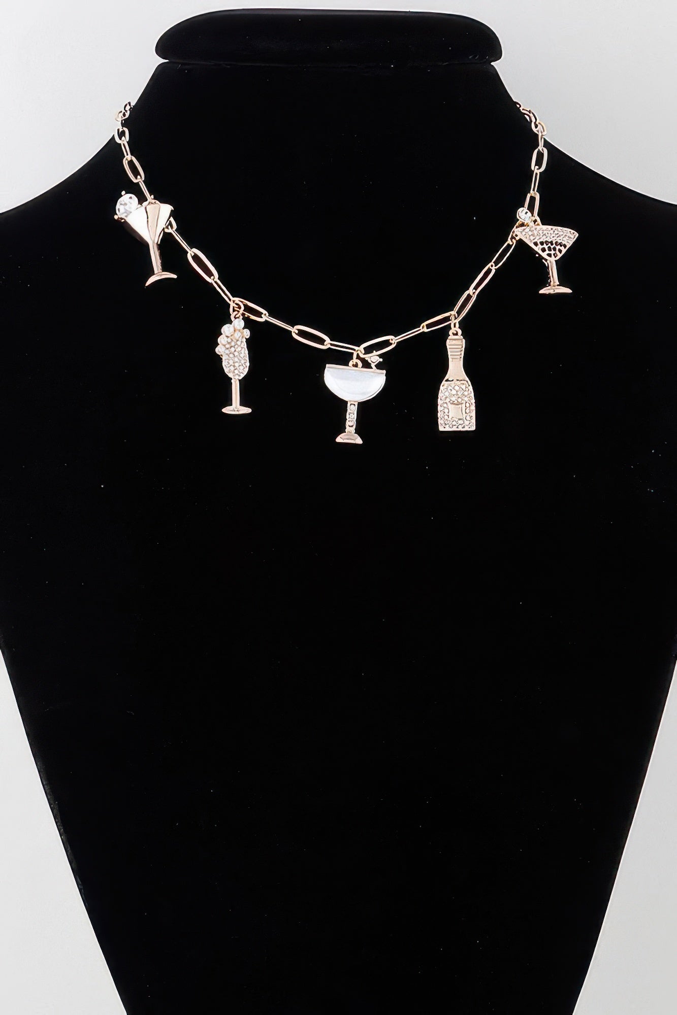 Party Drinks Charm Necklace product image