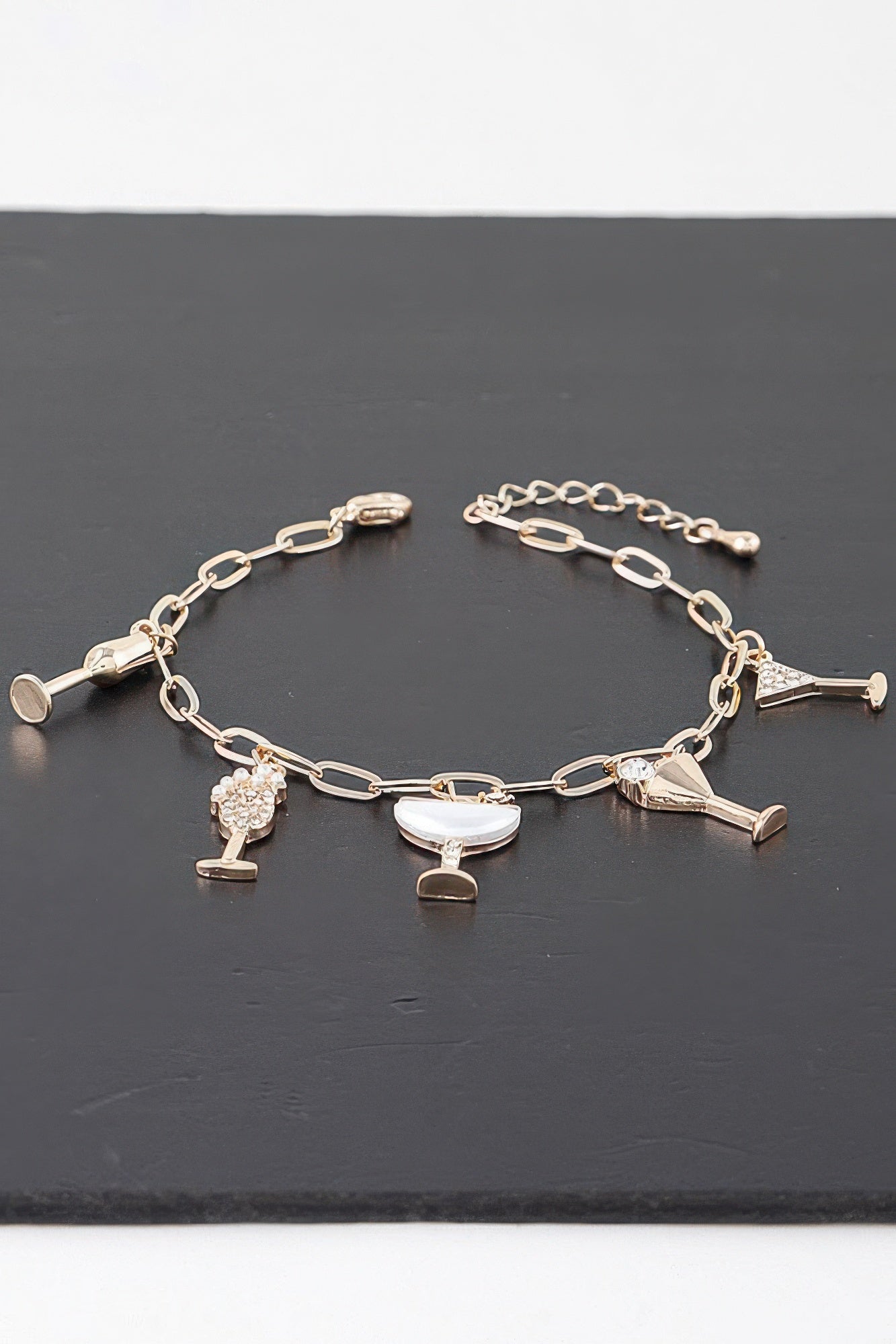 Party Drinks Charm Chain Bracelet product image