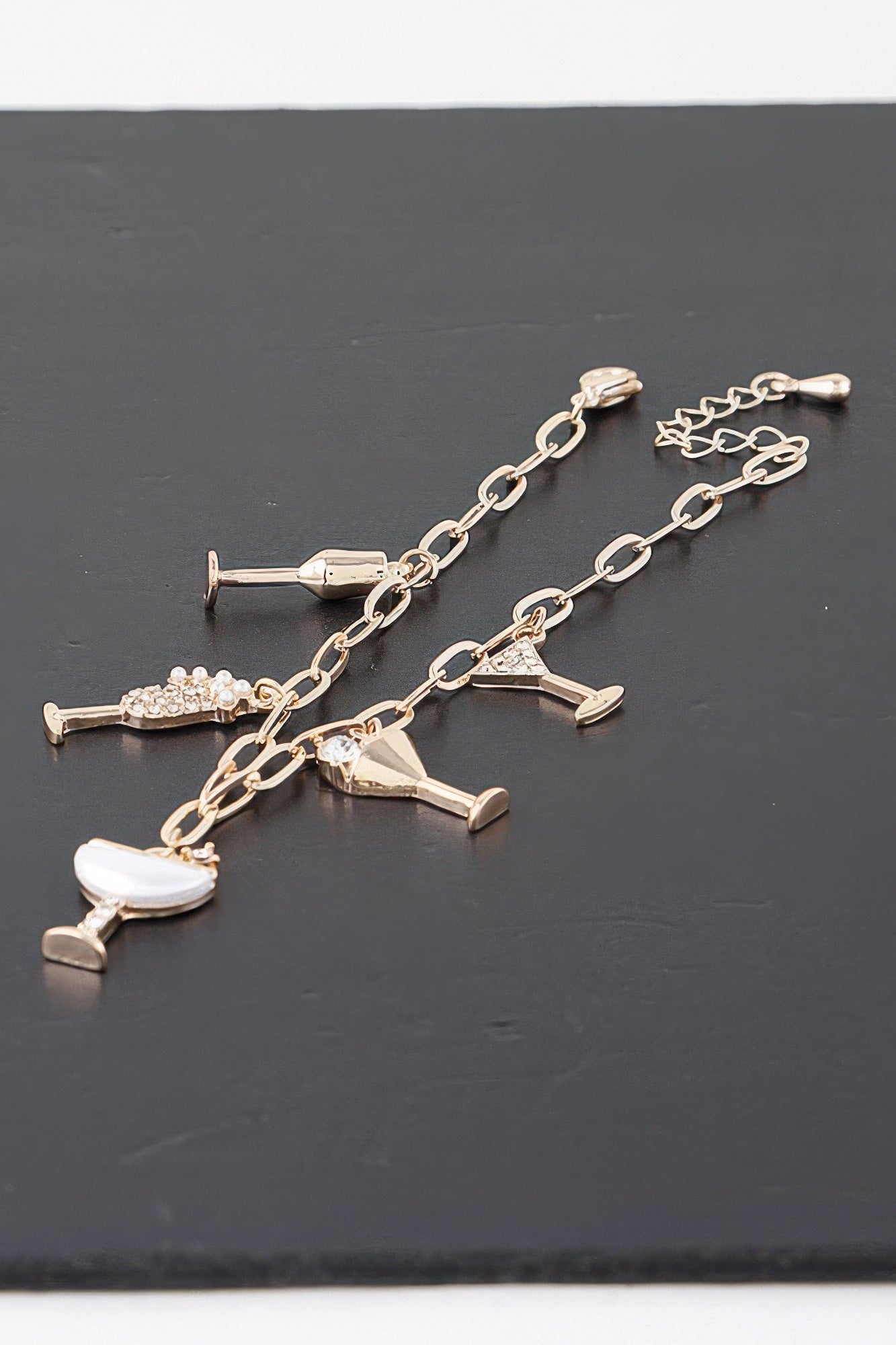 Party Drinks Charm Chain Bracelet product image