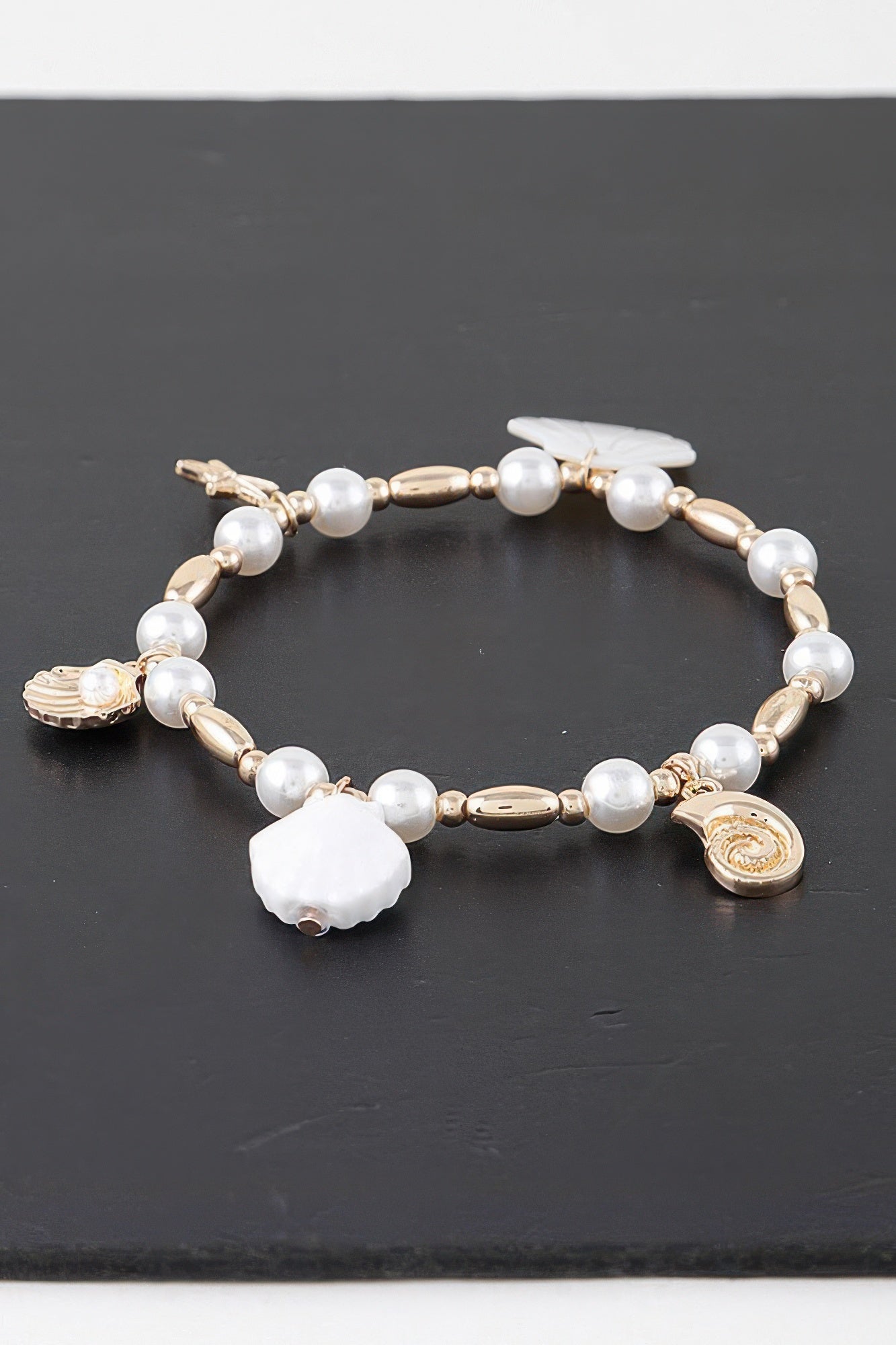 Under The Sea Pearl Charm Bracelet product image