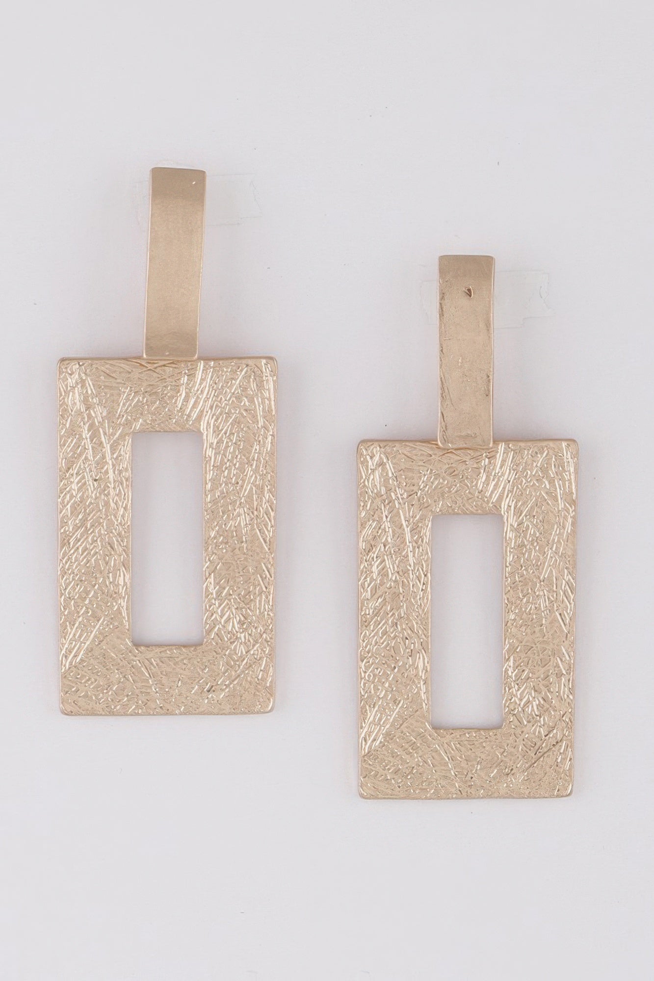 Modern Brushed Frame Earrings product image
