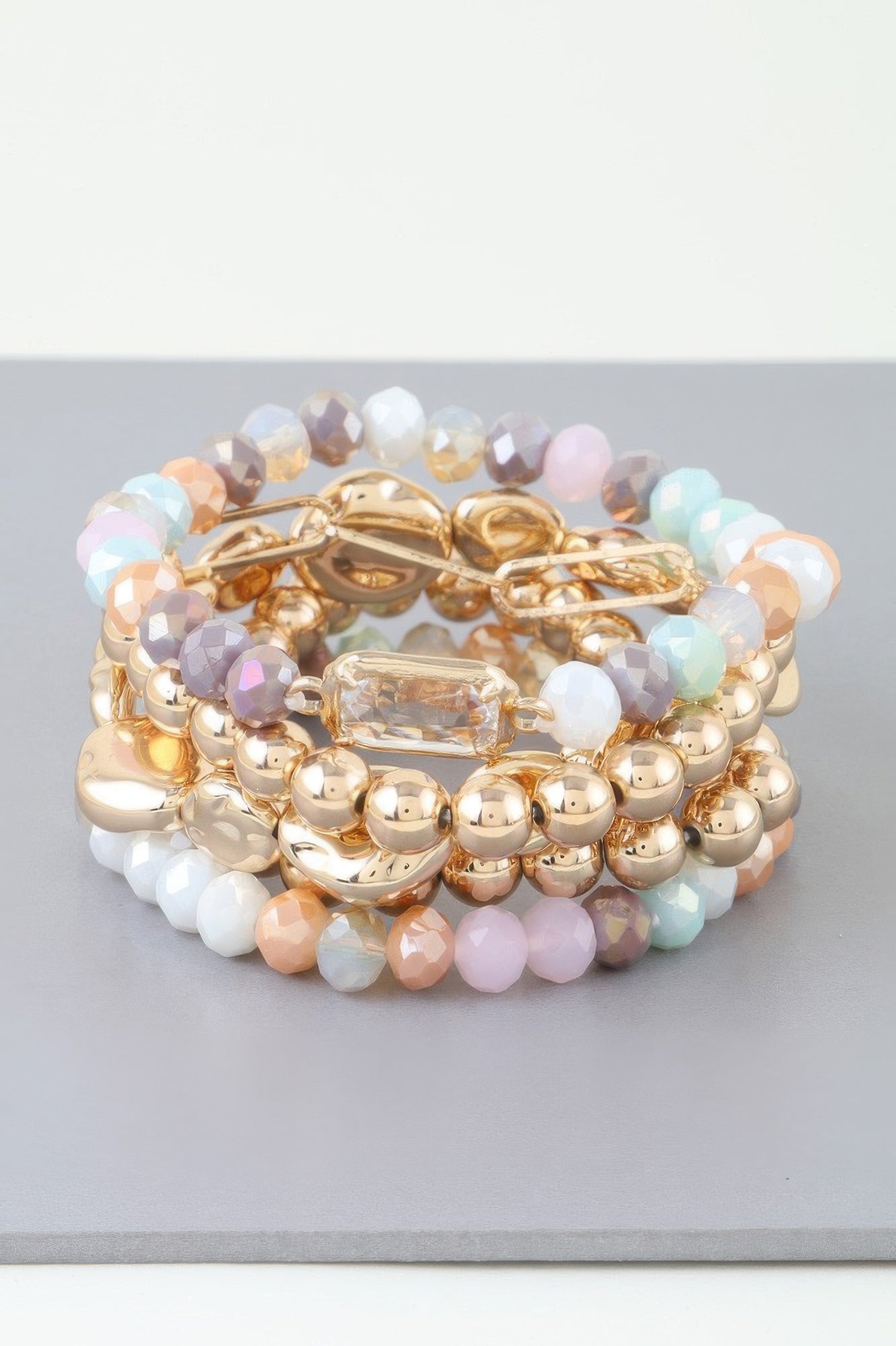 Multicolor Crystal Beaded Bracelet product image