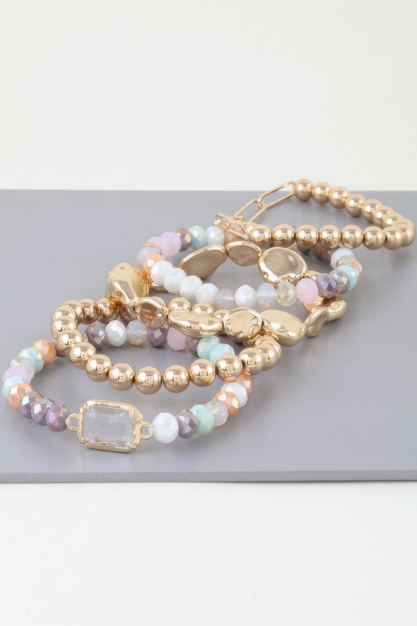 Multicolor Crystal Beaded Bracelet product image