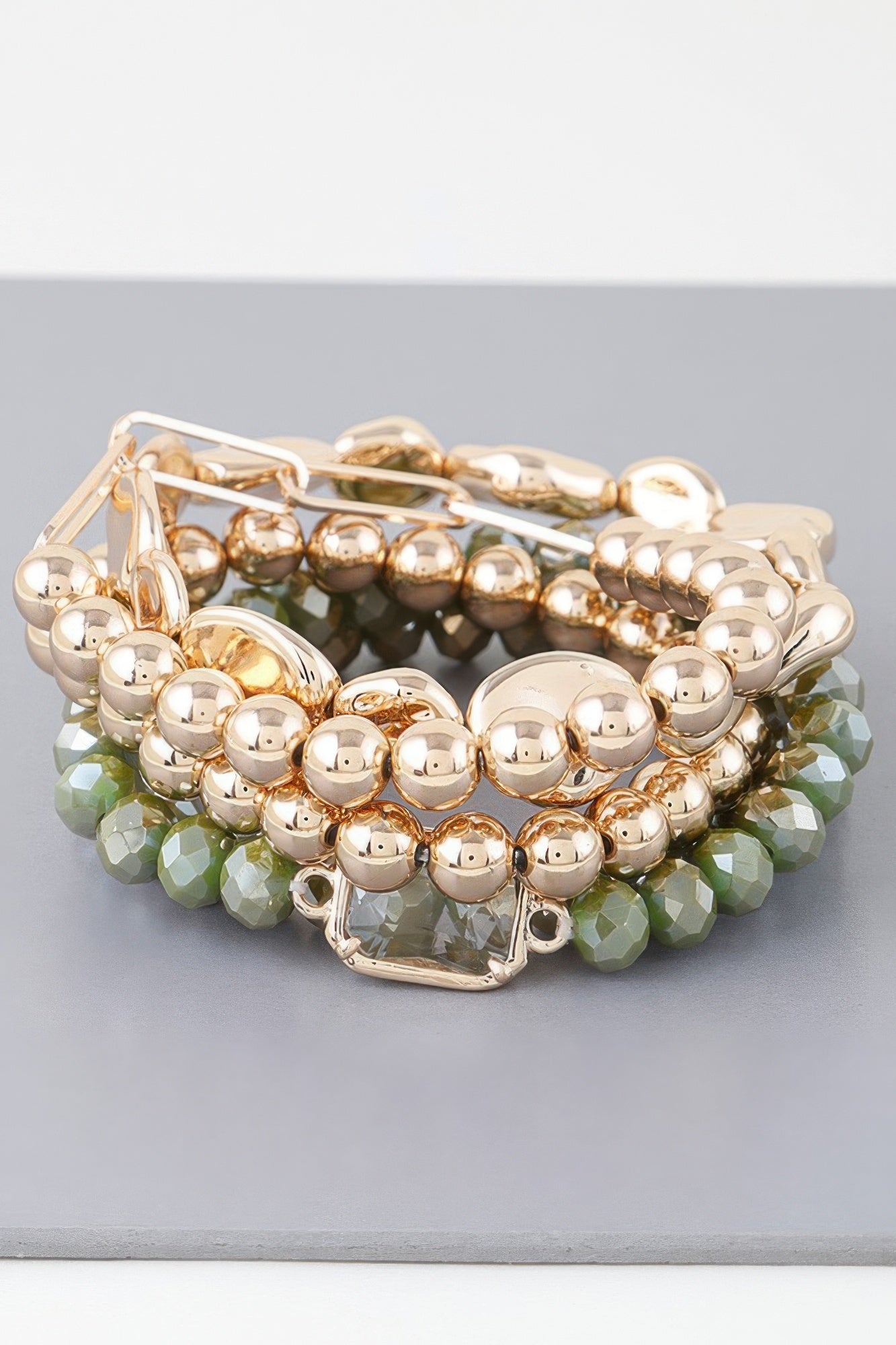 Multicolor Crystal Beaded Bracelet product image