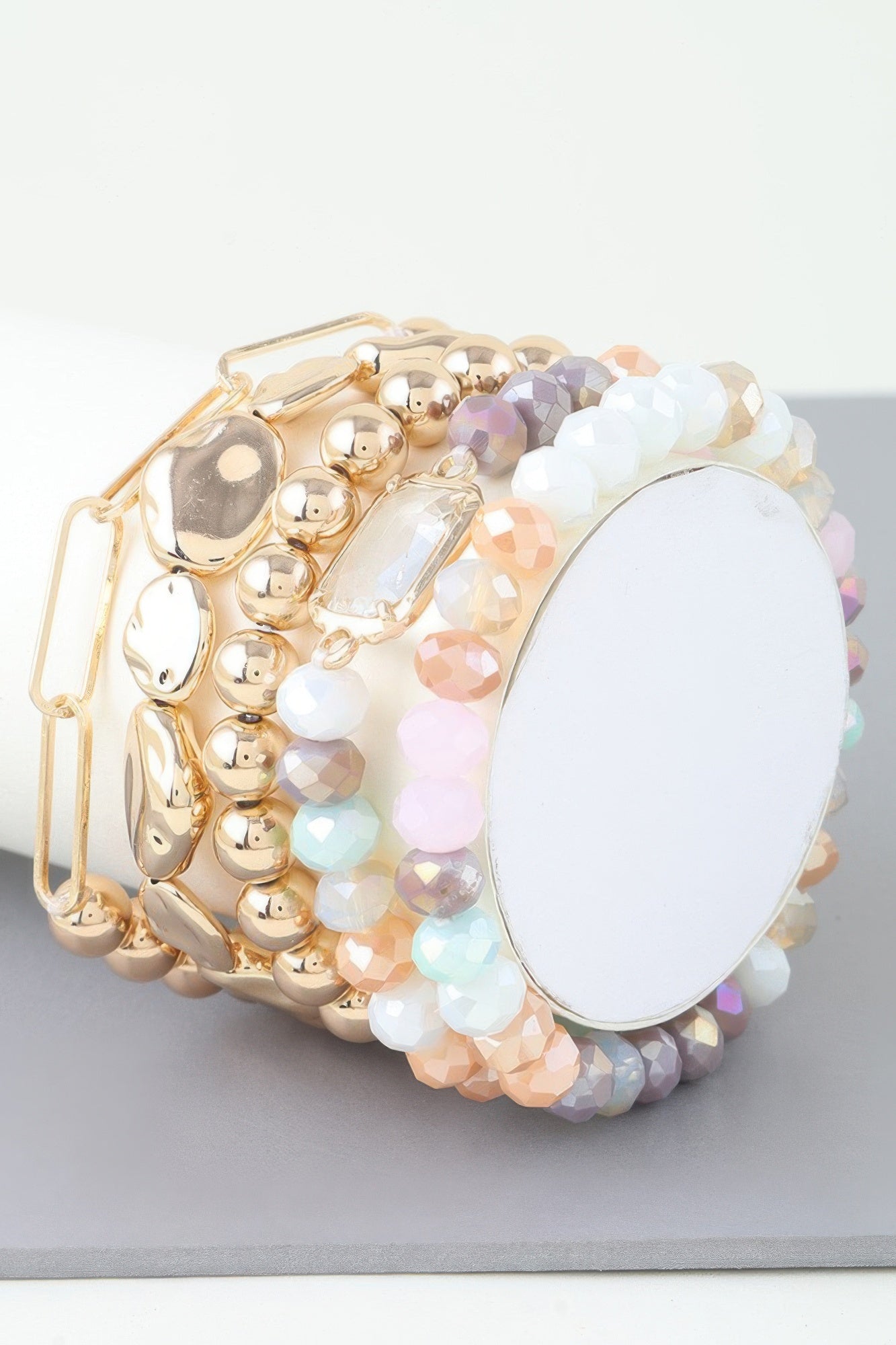 Multicolor Crystal Beaded Bracelet product image