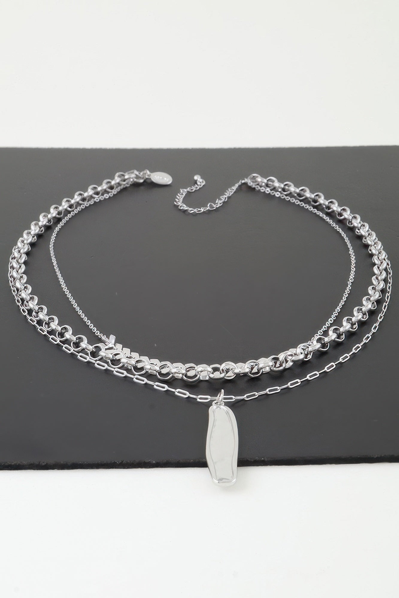 Multi Abstract Bar Chain Necklace product image