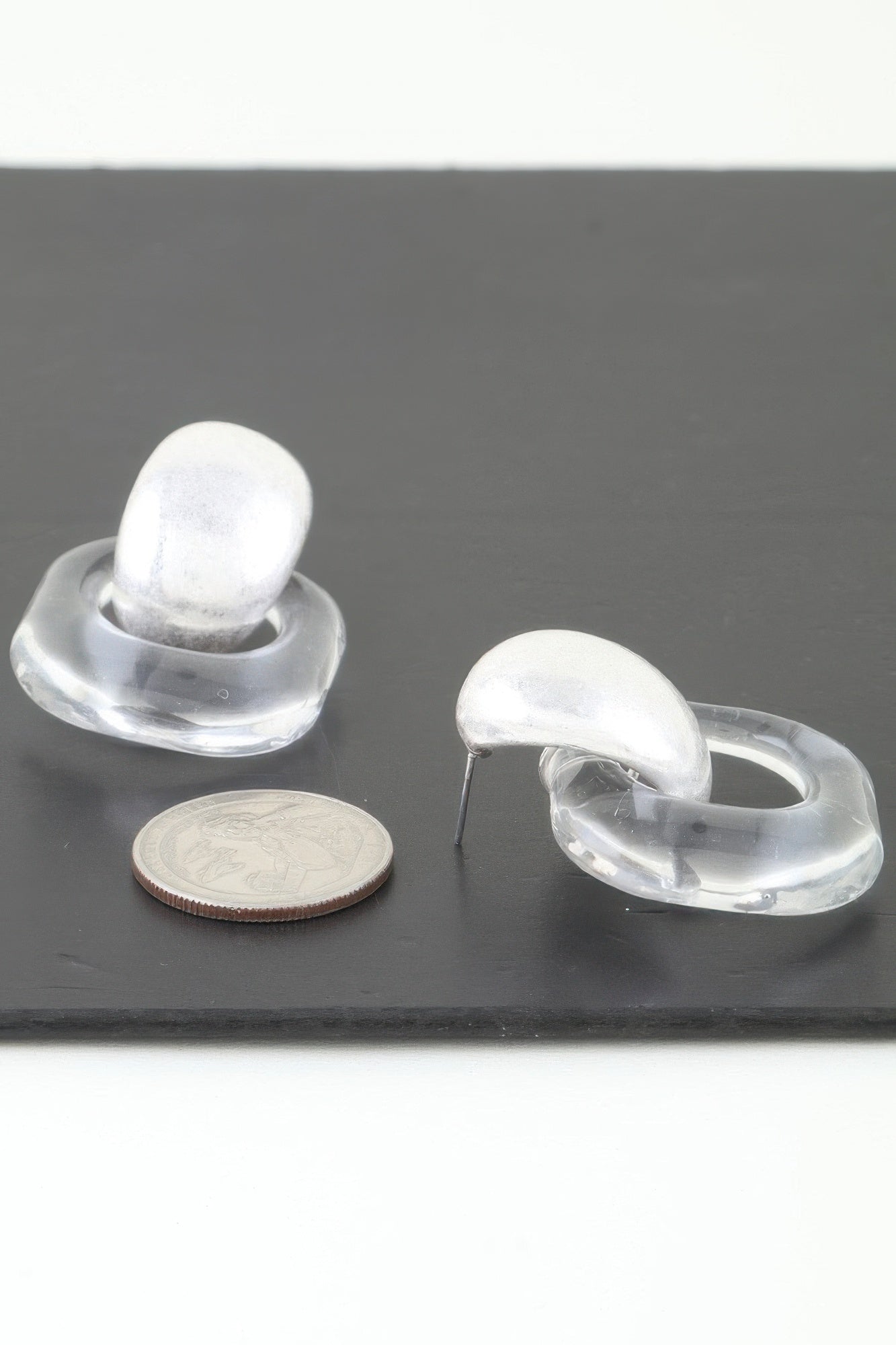 Modern Transparent Drop Earrings product image