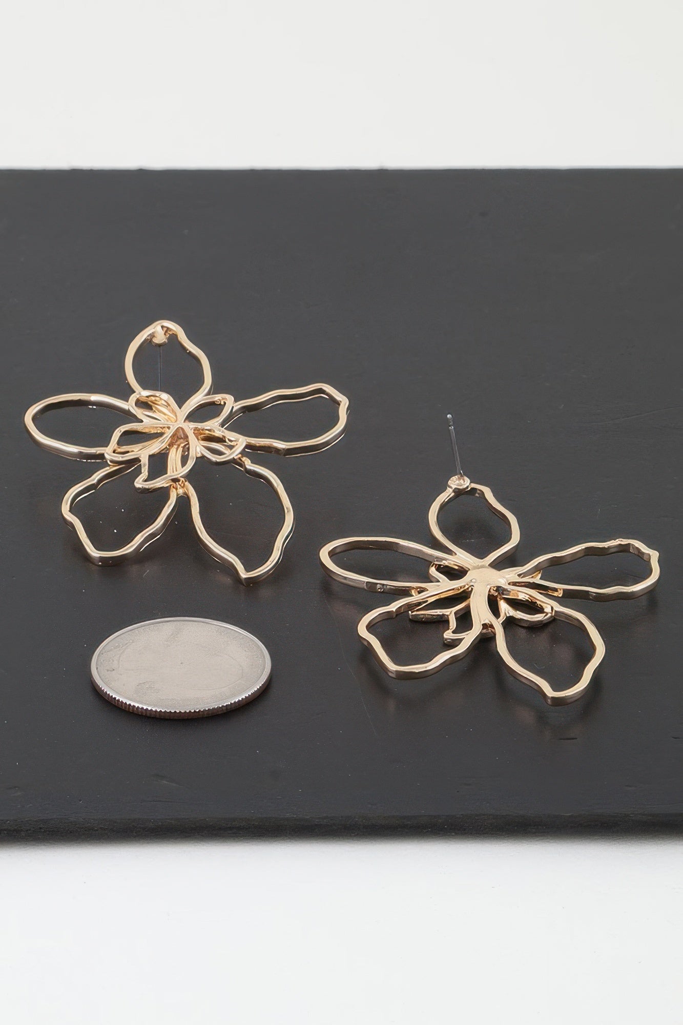 Delicate Abstract Flower Earrings product image