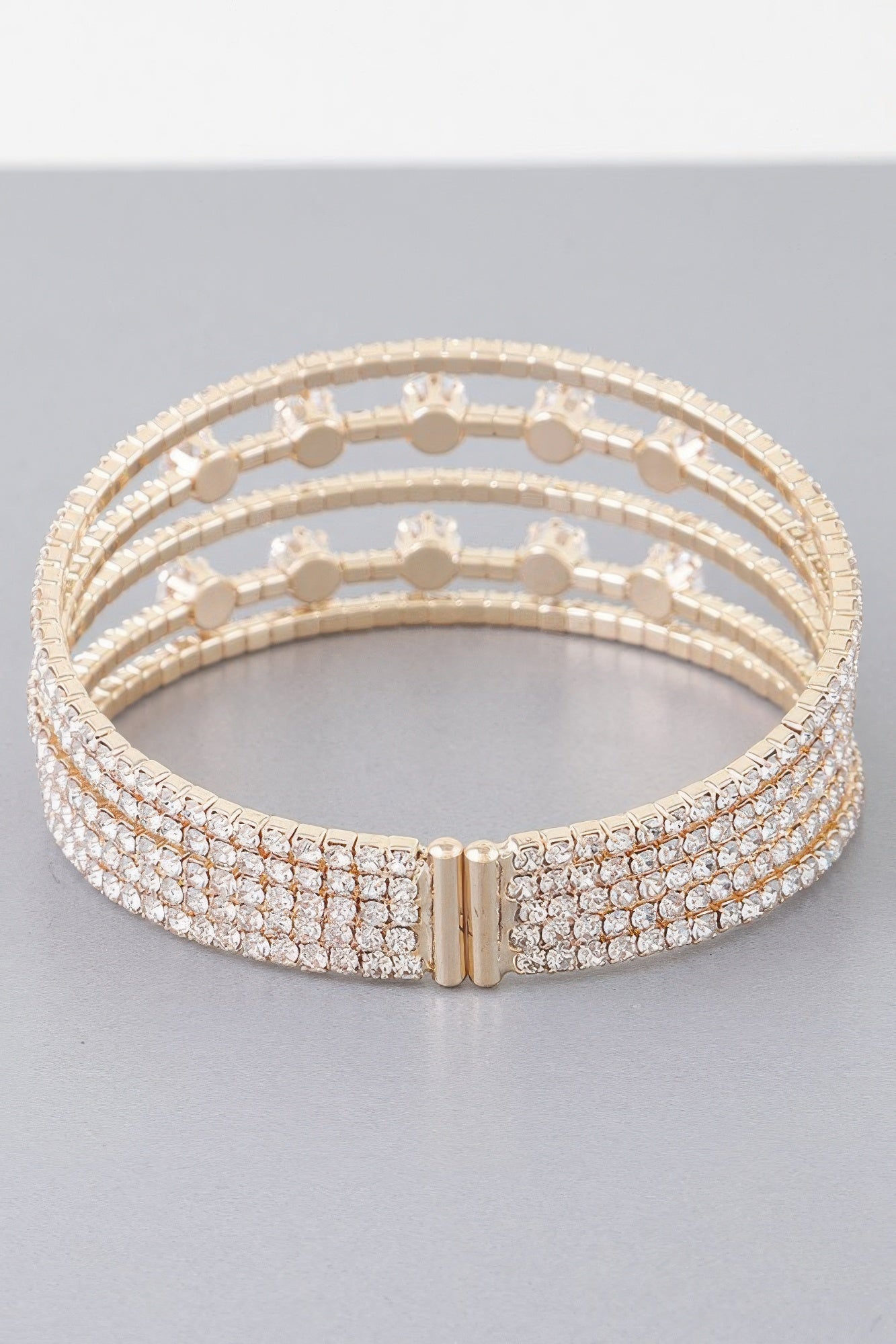 Multi Jeweled Cuff Bracelet product image