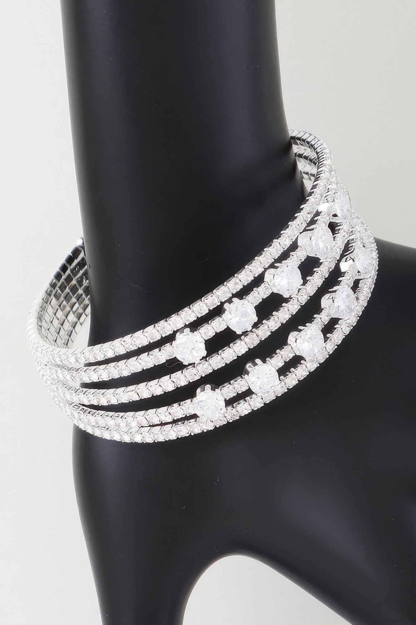 Multi Jeweled Cuff Bracelet product image