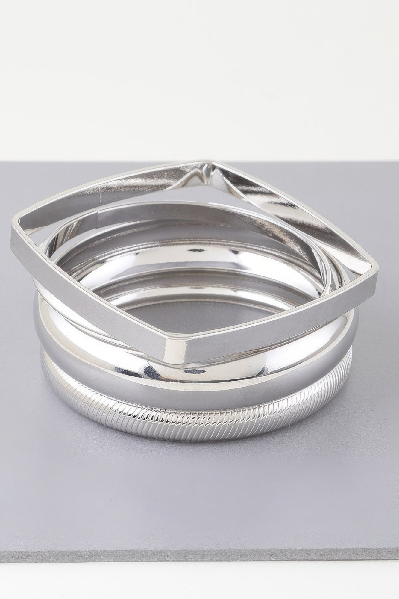 Multi Shiny Silver Layer Bracelet product image