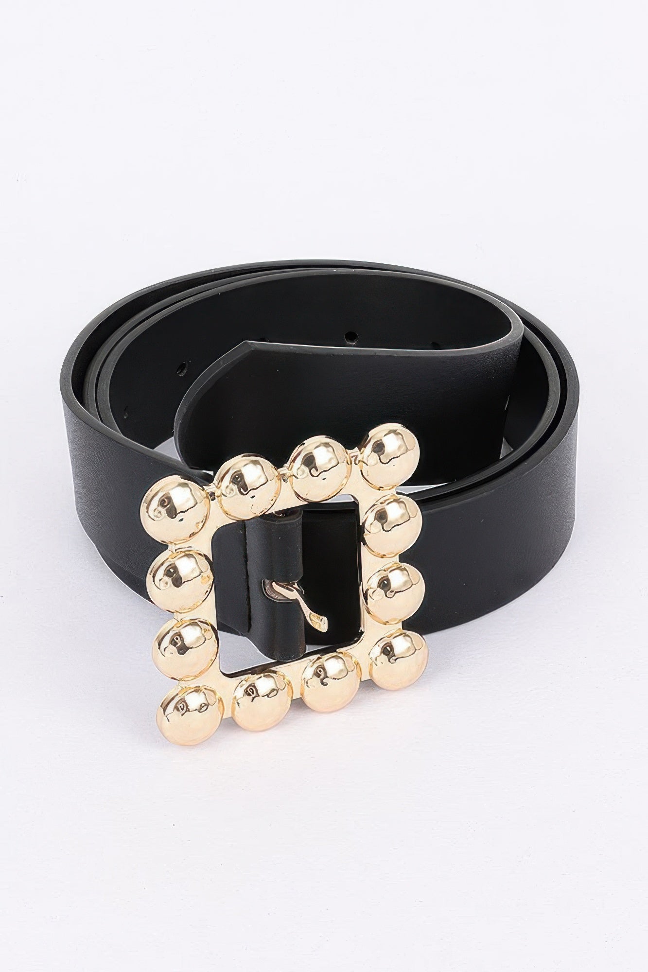 Metal Square Buckle Pu Belt product image