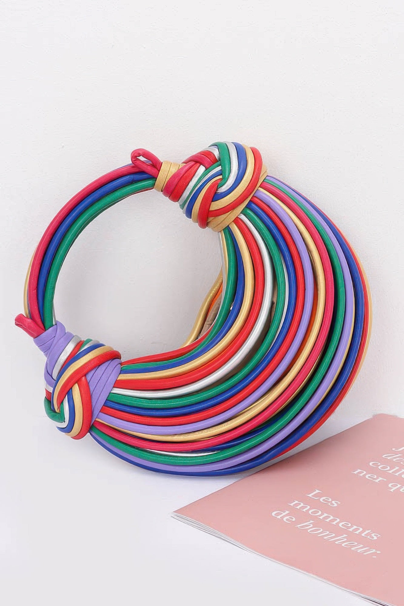 Faux Leather Rope Hobo Bag product image