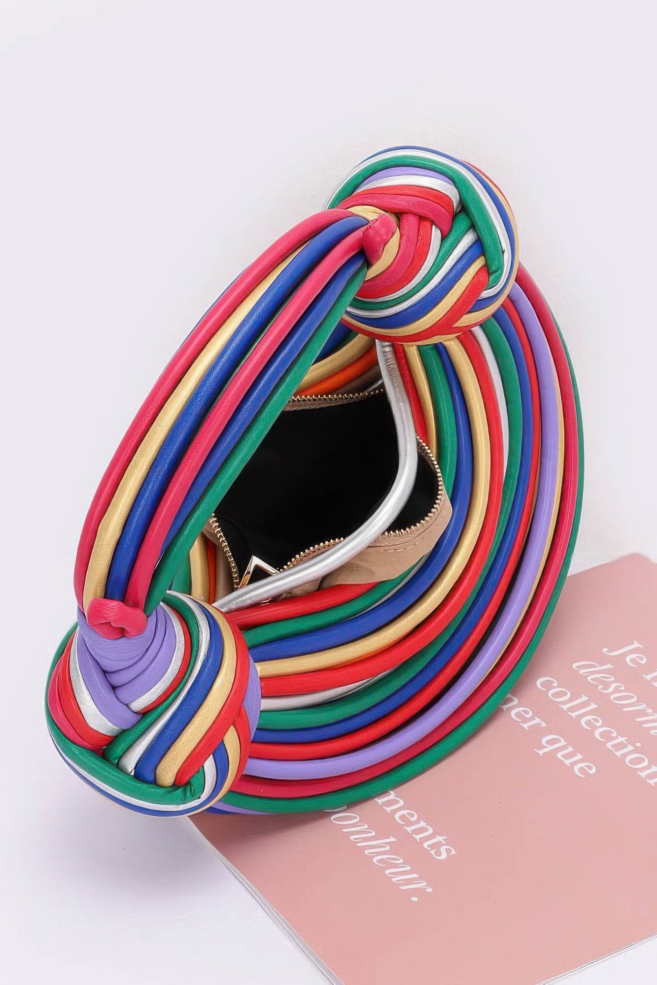 Faux Leather Rope Hobo Bag product image