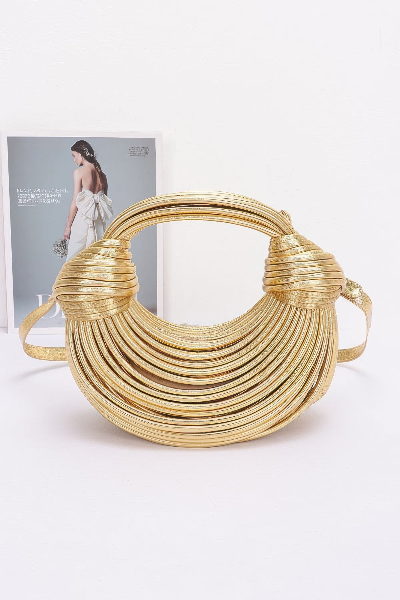 Faux Leather Rope Hobo Bag product image