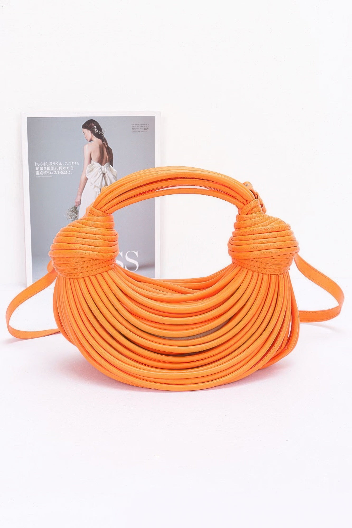 Faux Leather Rope Hobo Bag product image