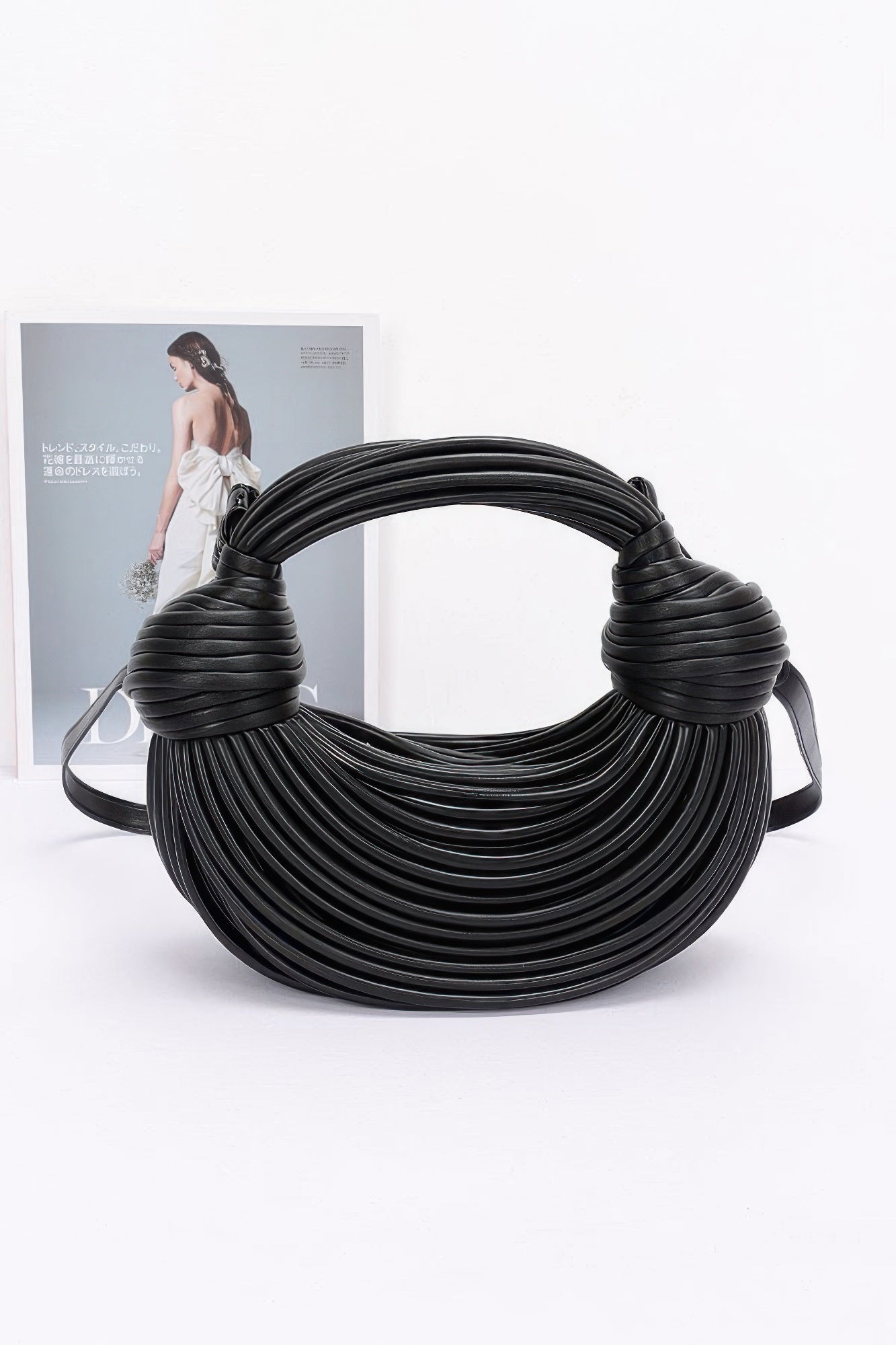 Faux Leather Rope Hobo Bag product image