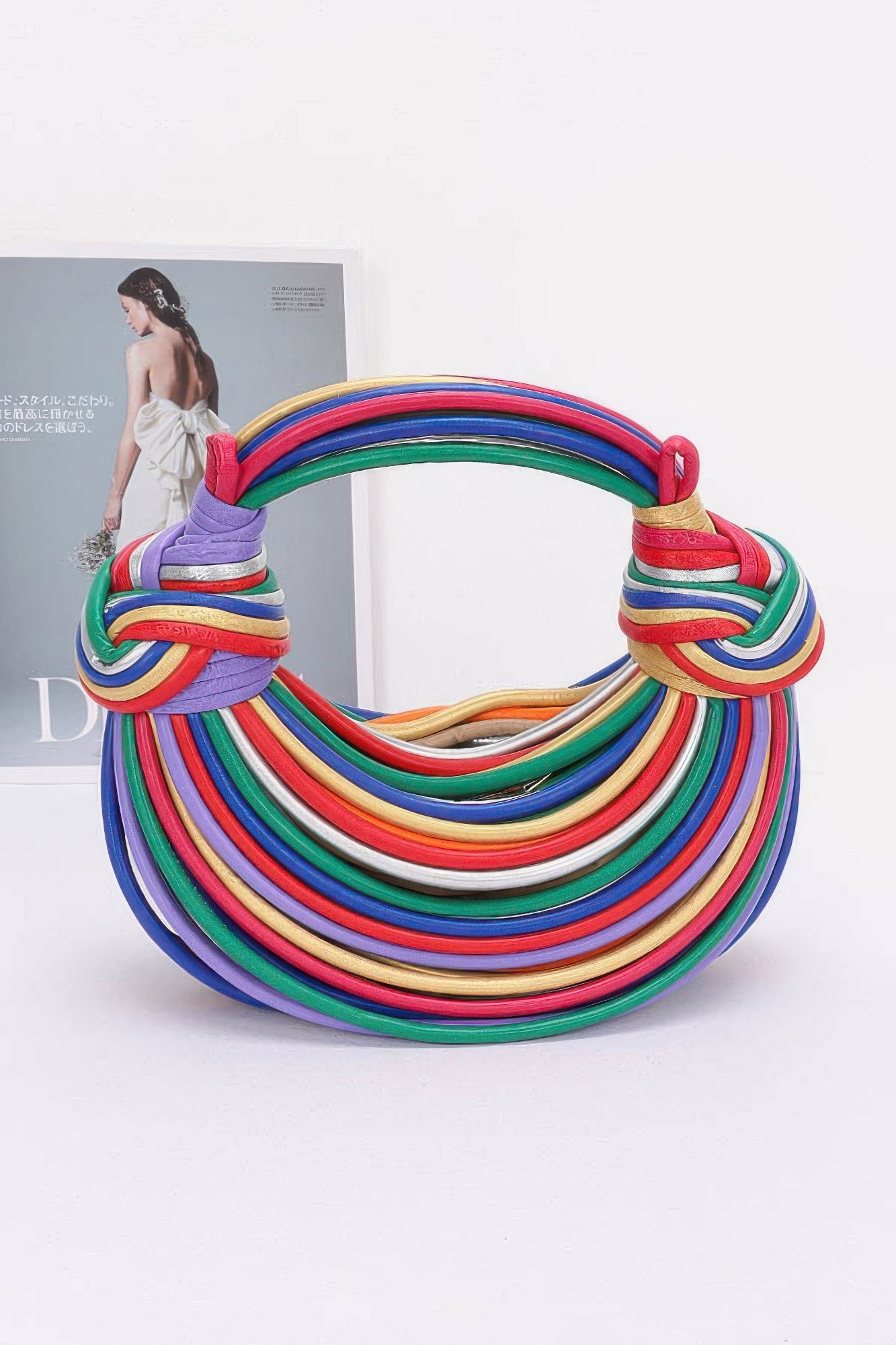 Faux Leather Rope Hobo Bag product image