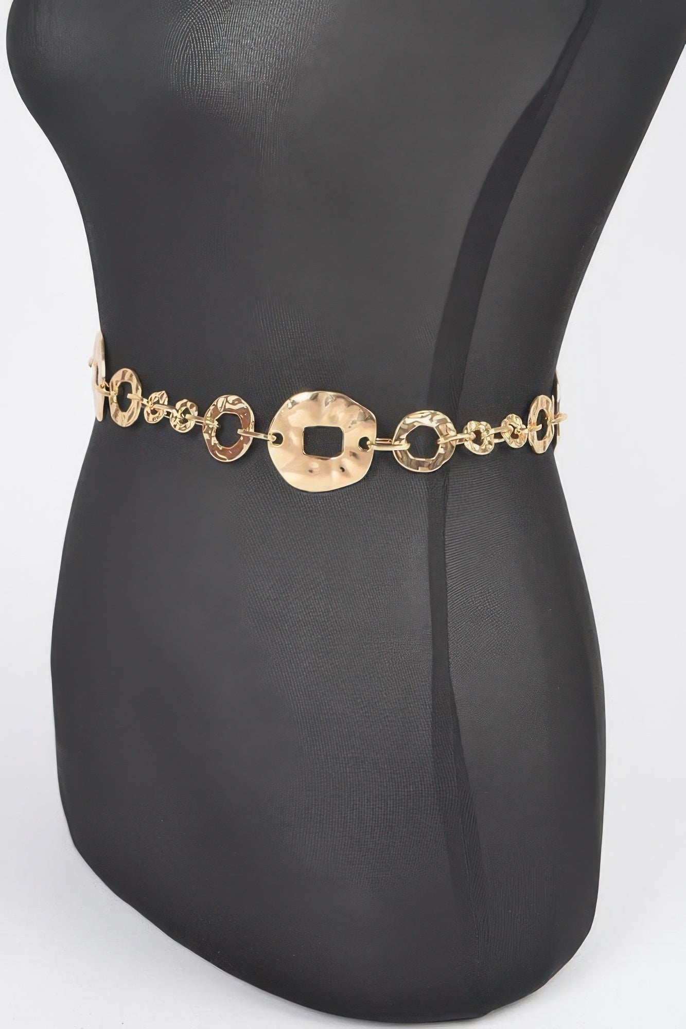Hammered Metal Chain Belt product image