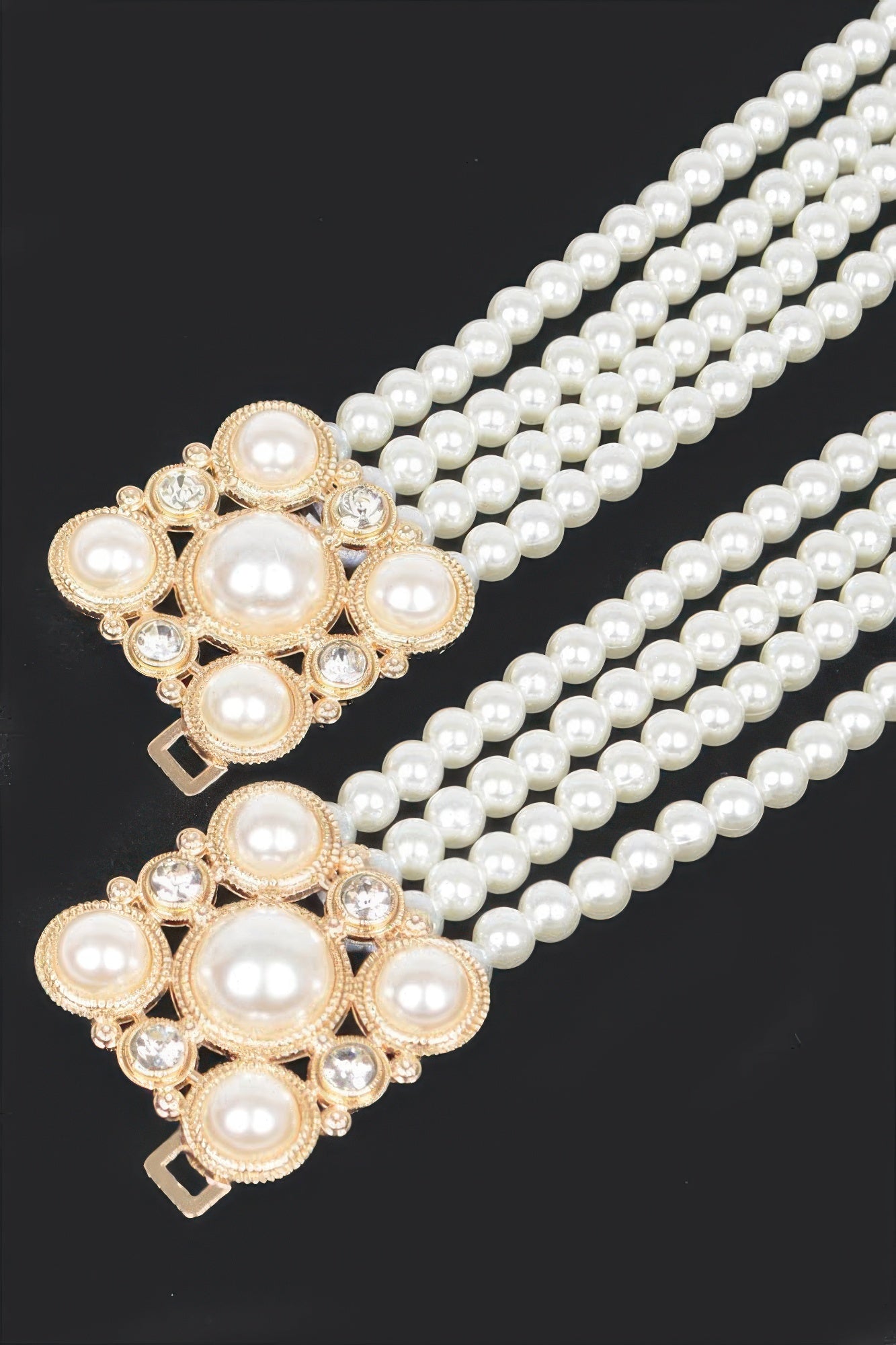 Faux Pearl Elastic Belt product image