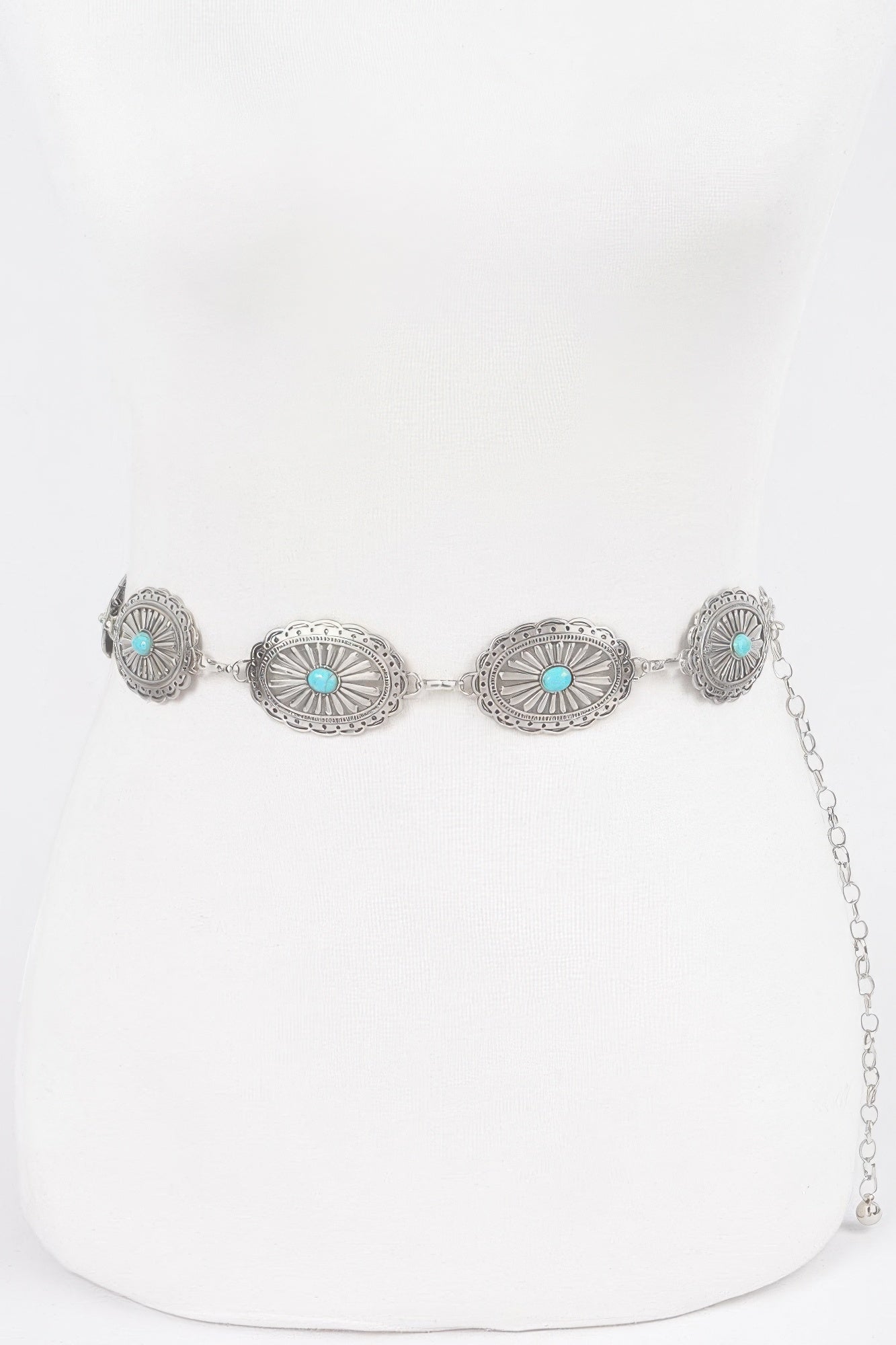 Western Style Metal Chain Belt product image