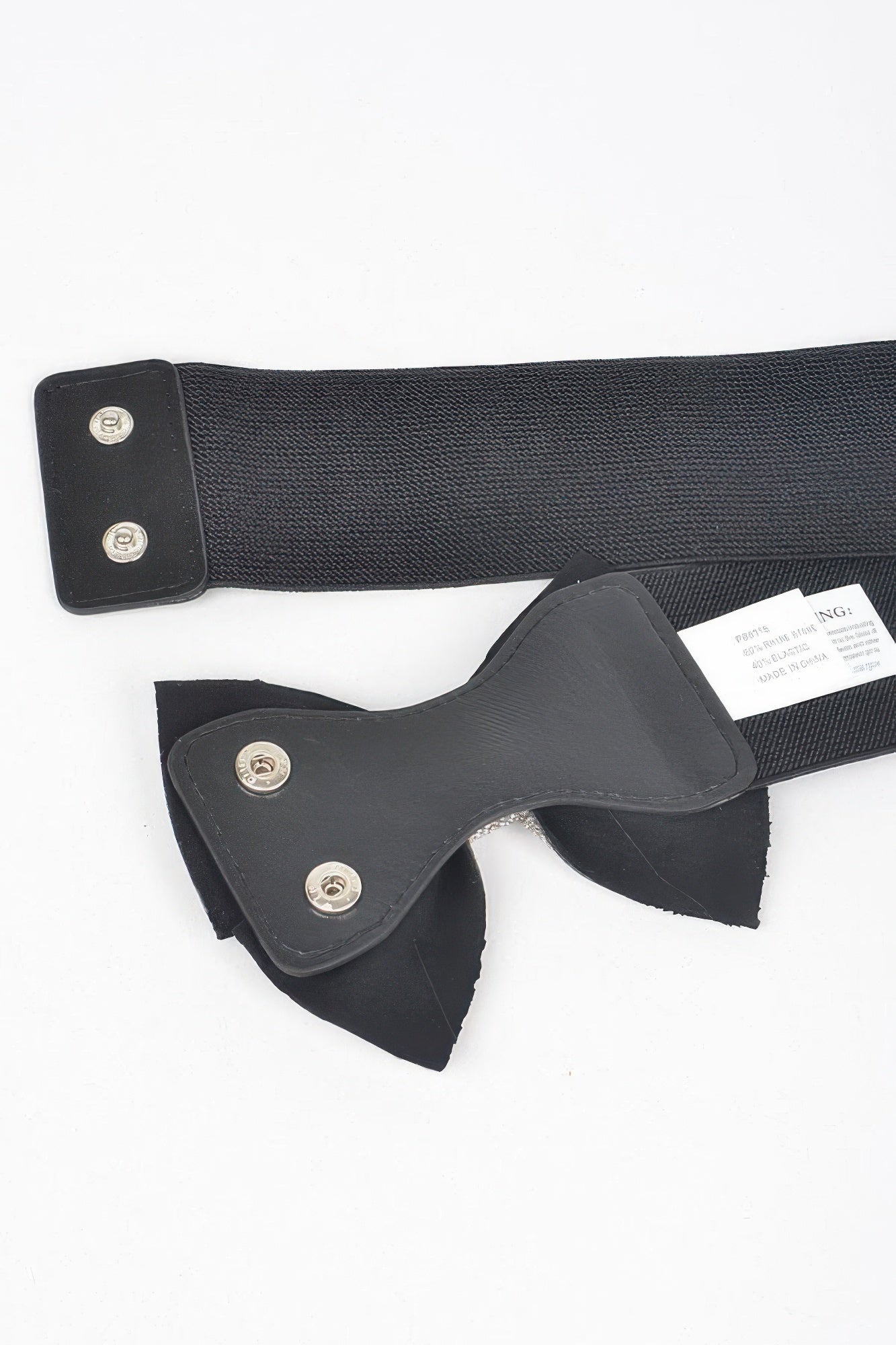 Rhinestone Ribbon Elastic Belt product image