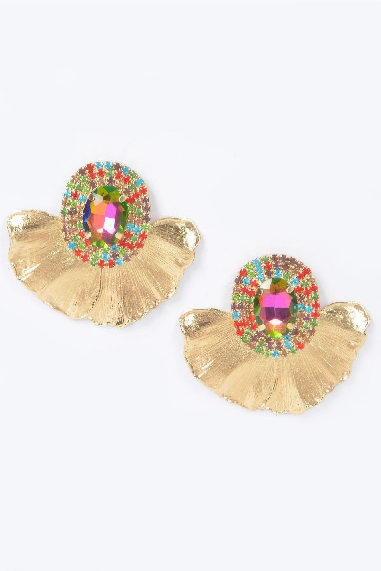 Rhinestone Metal Earrings product image