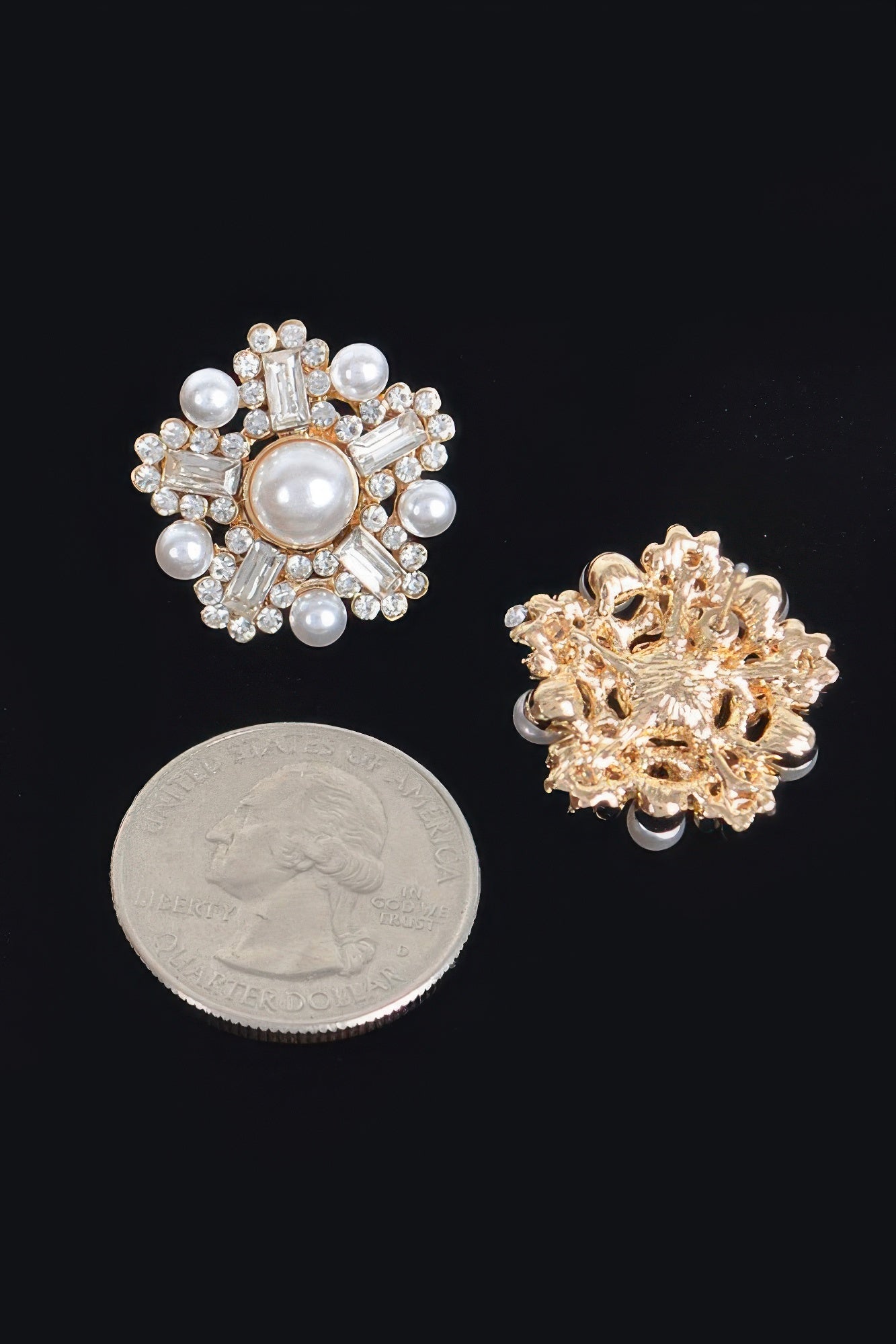 Starburst Faux Pearl Earrings product image