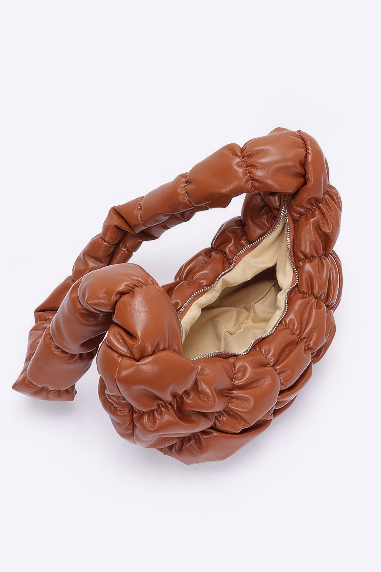 Pleated Faux Leather Crossbody Bag product image