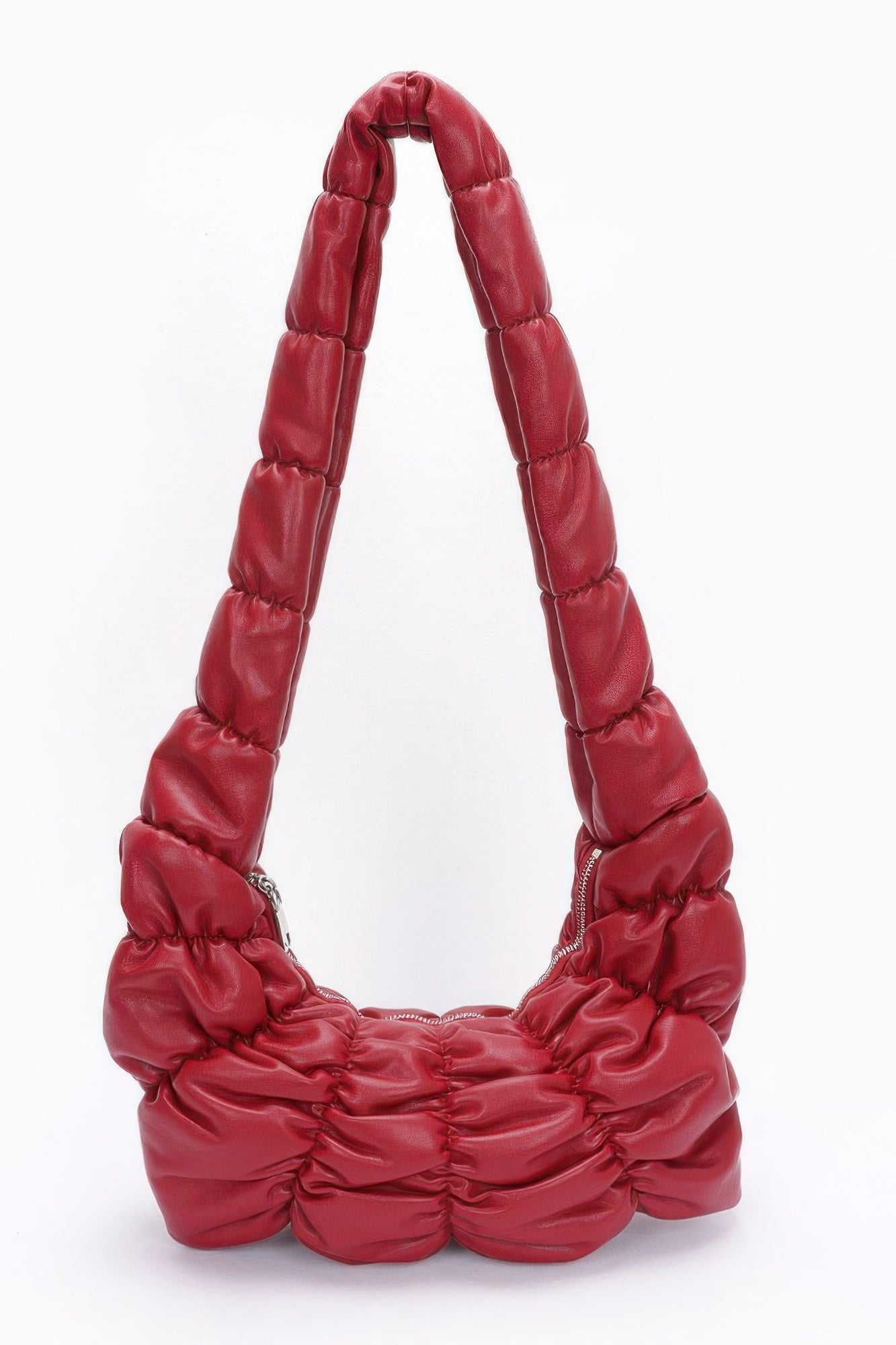 Pleated Faux Leather Crossbody Bag product image