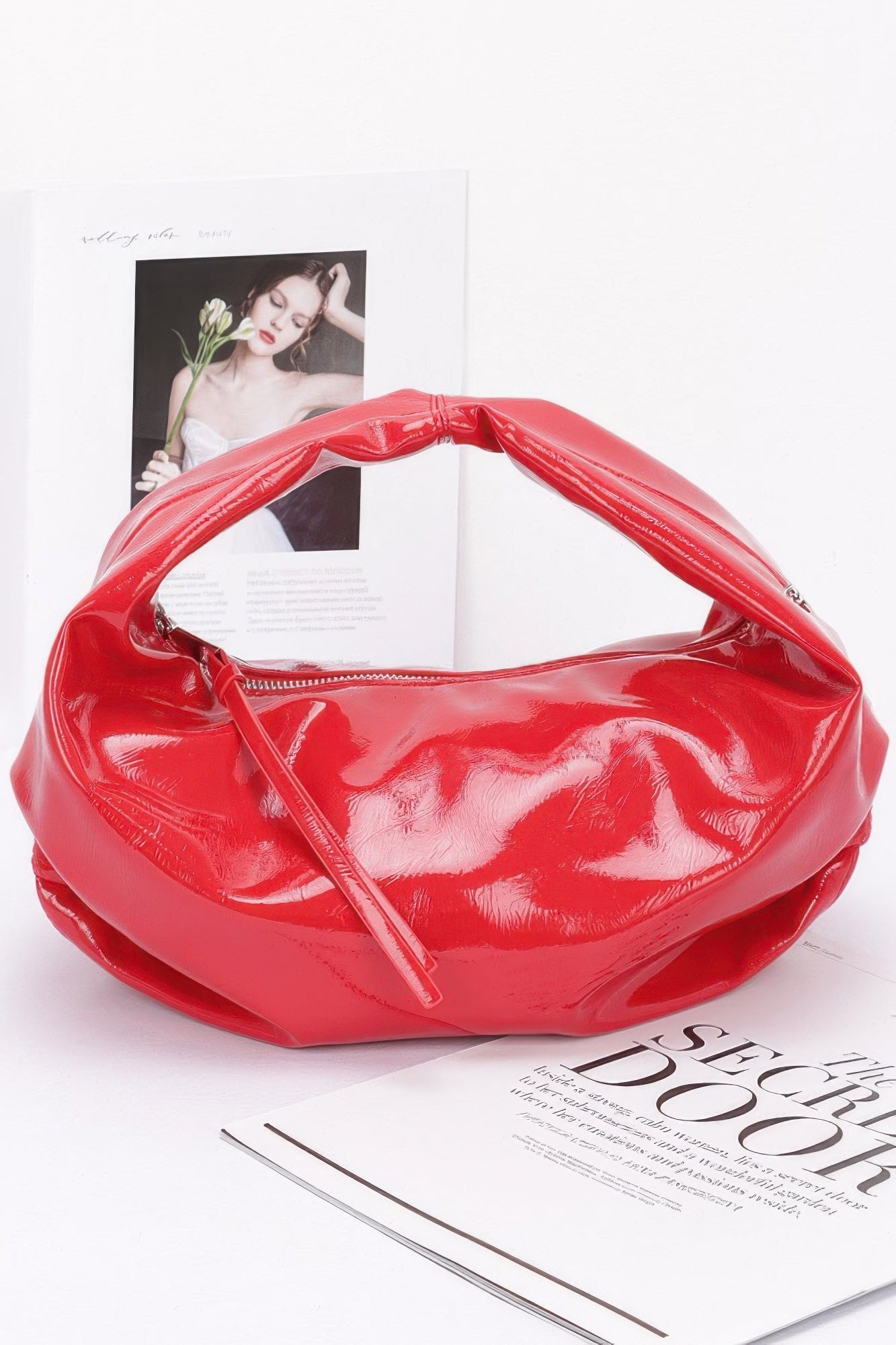 Patent Leather Hobo Bag product image