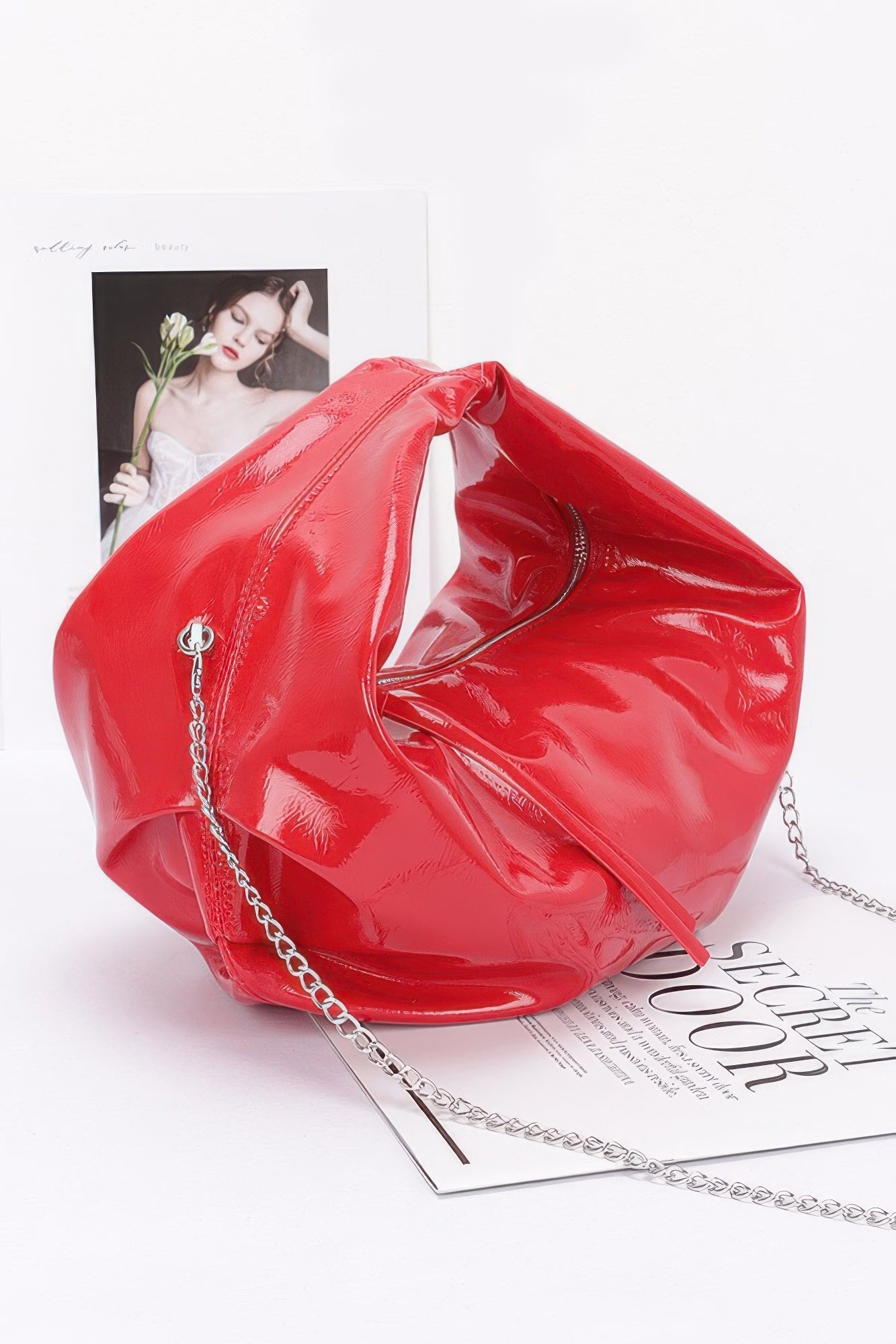 Patent Leather Hobo Bag product image