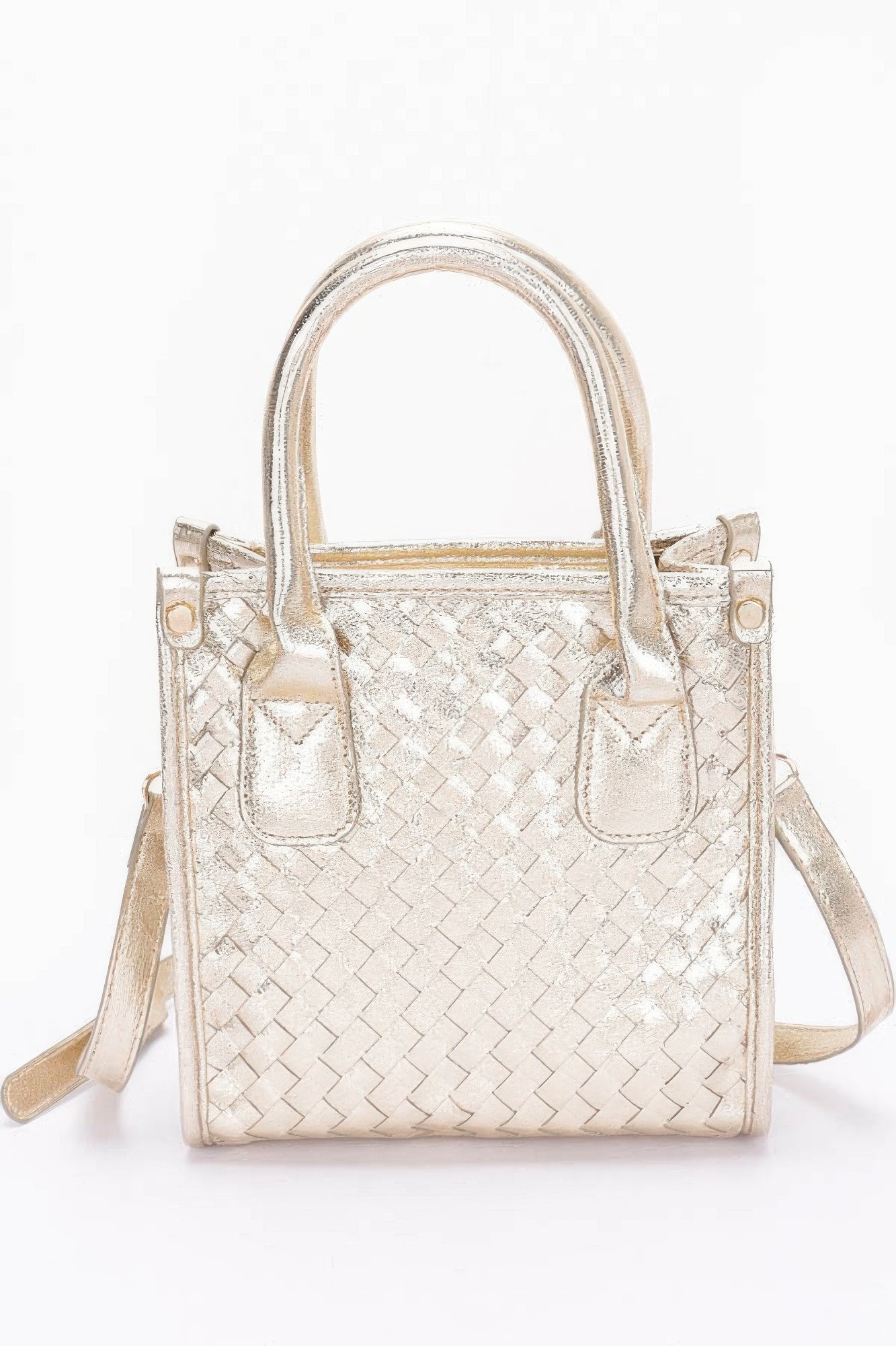 Metallic Braided Tote Bag product image