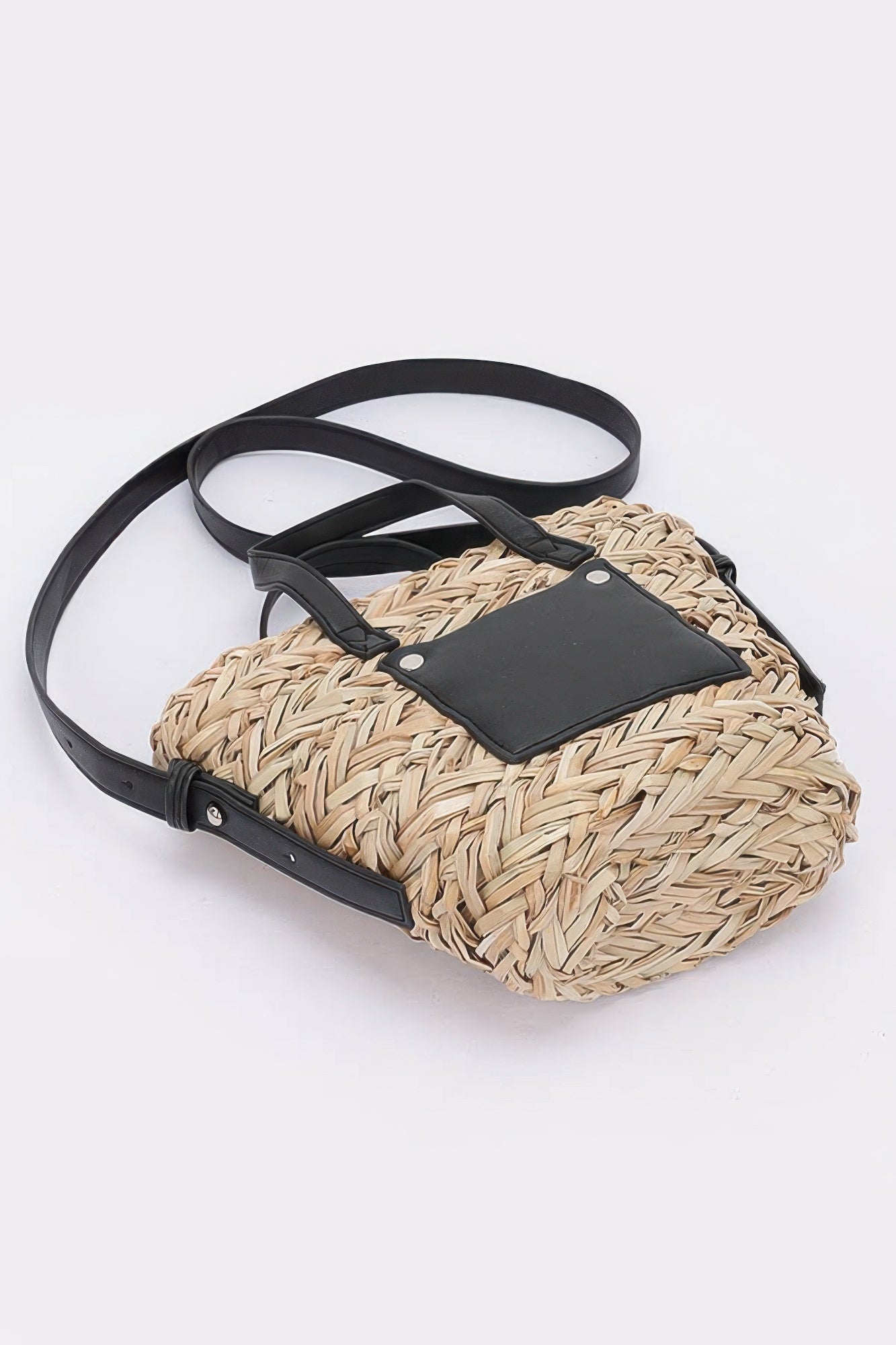 Faux Straw Small Tote Bag product image