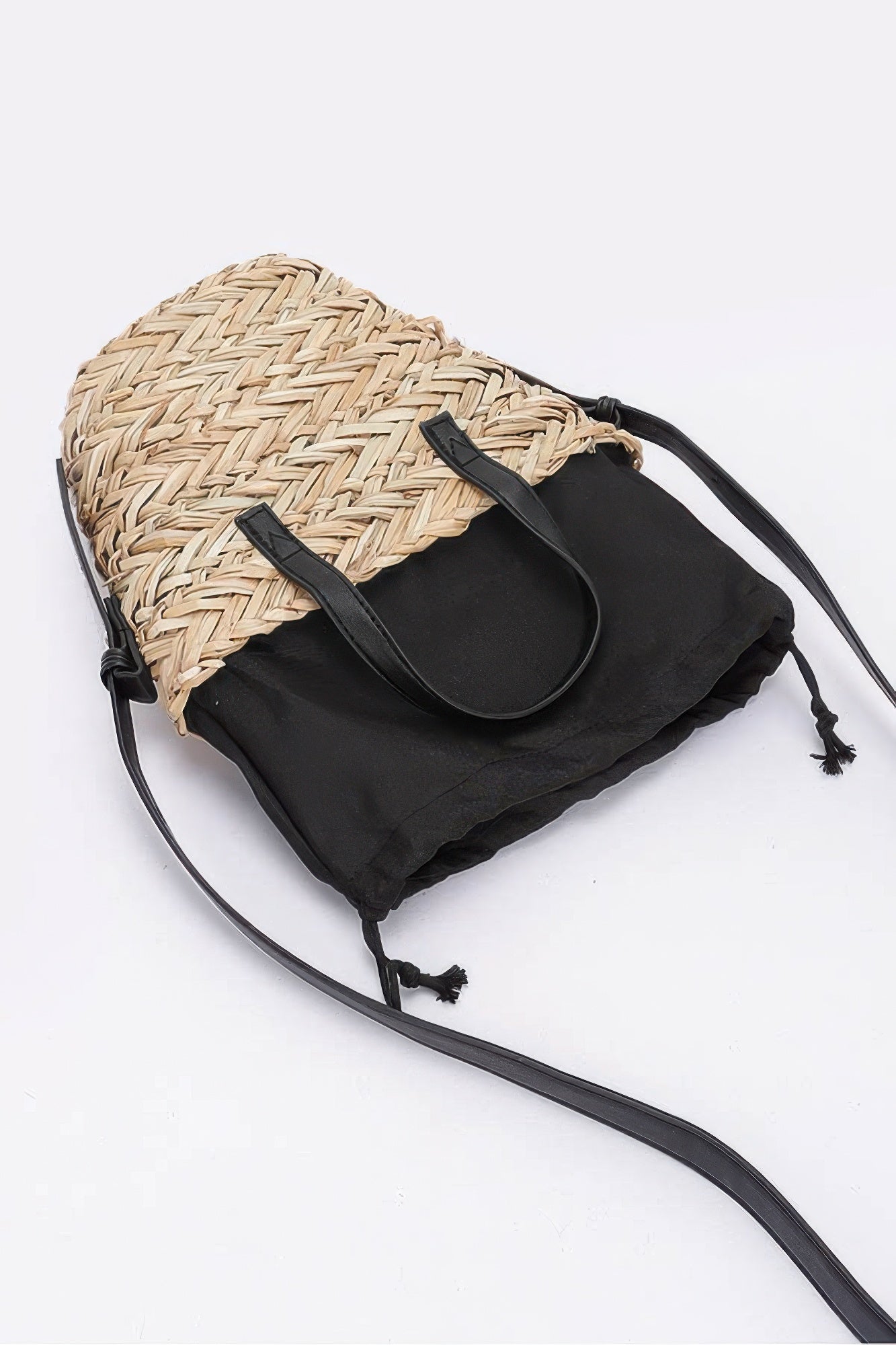 Faux Straw Small Tote Bag product image