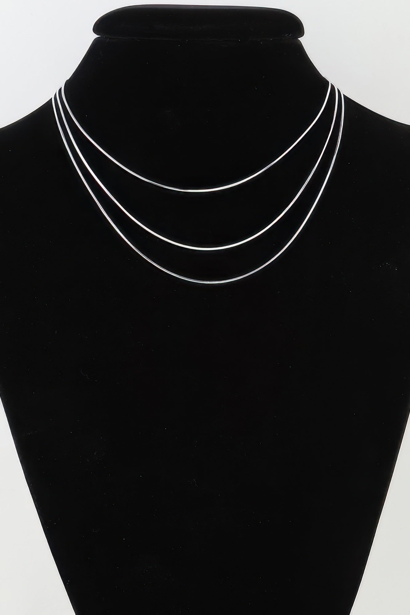 Triple Sleek Chain Necklace product image