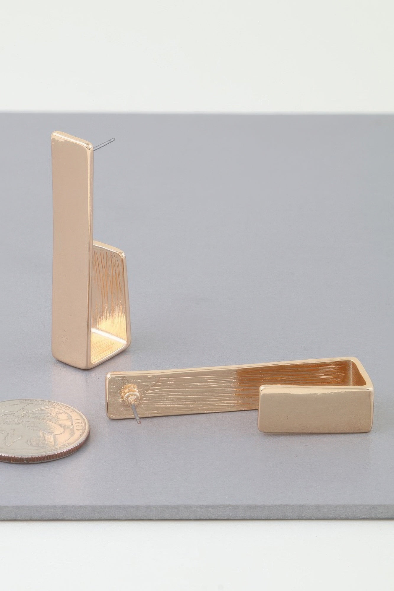 Modern Geometric Frame Hook Earrings product image